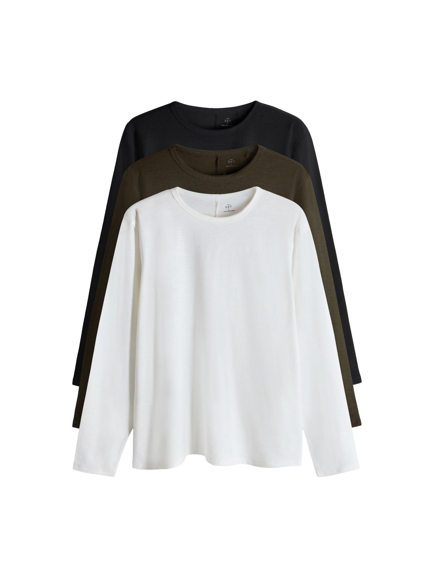 Geo Next The Set T-shirt maniche lunghe basic da 3