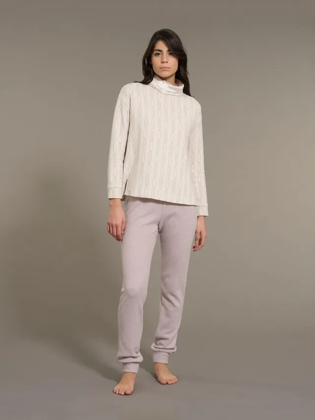 Ragno Cotton Eco Pile pigiama vulcano mirtillo 50+50