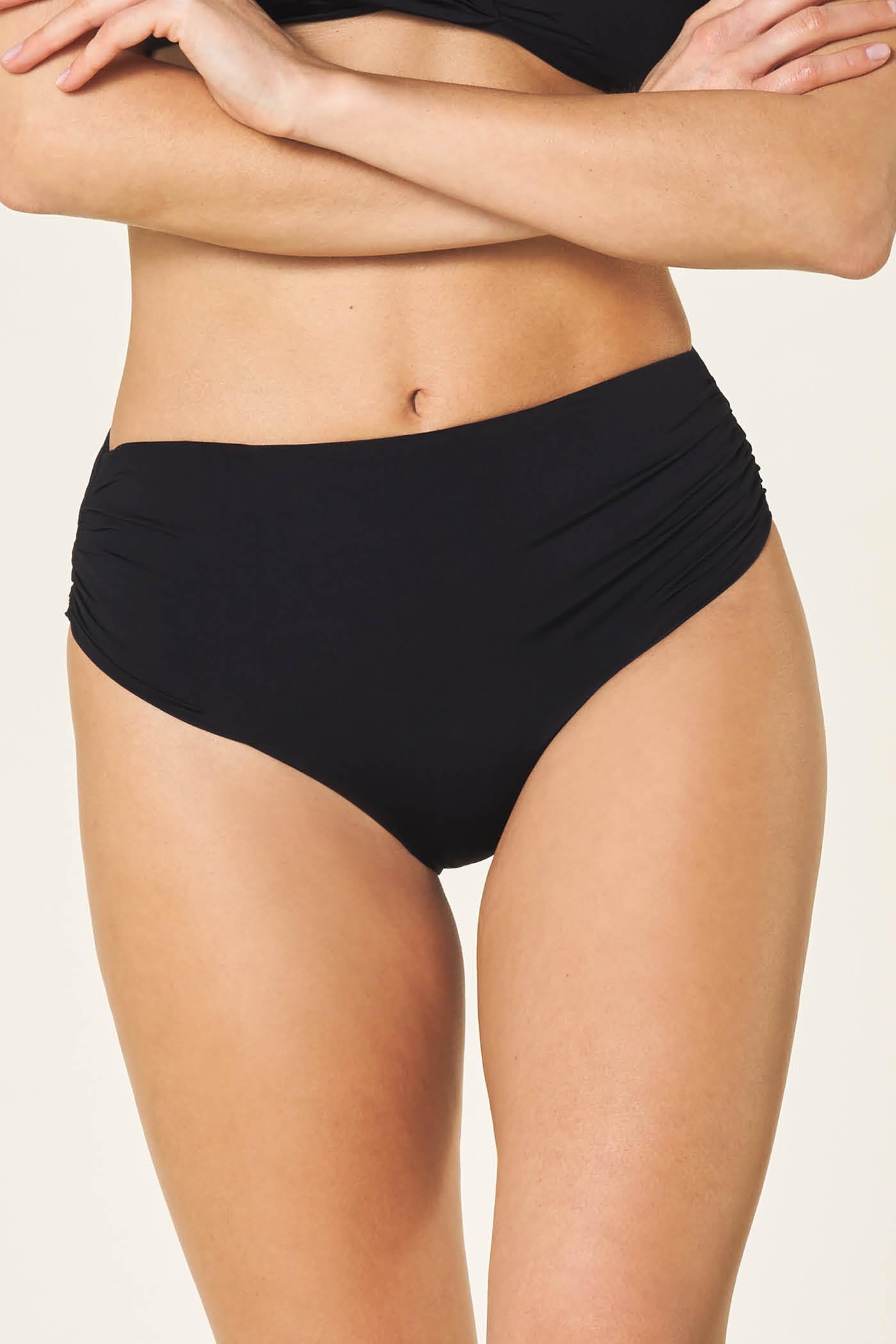 Goldenpoint slip bikini donna fianco alto arricciato