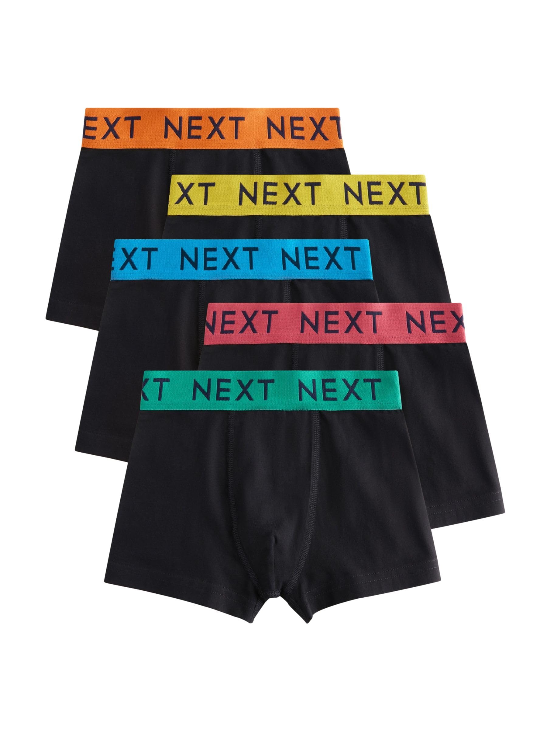Next Ragazzo boxer aderenti cotone 7-8 anni 5 pezzi