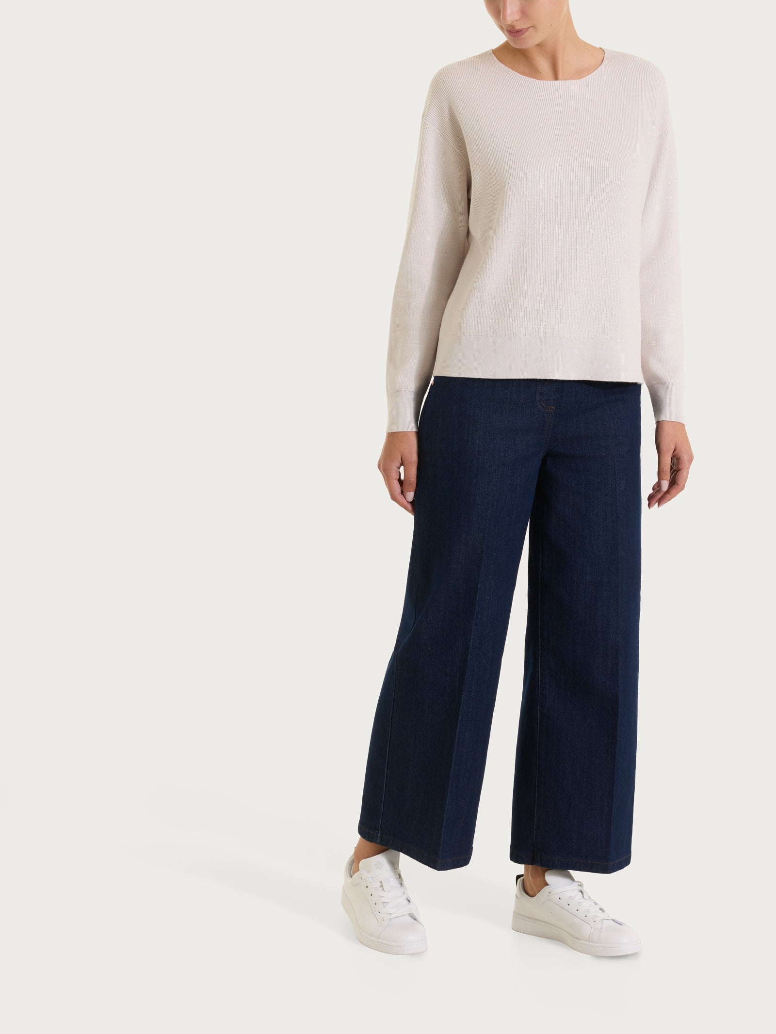 Ragno Four Seasons Girocollo maglia Lilac Ash viscosa