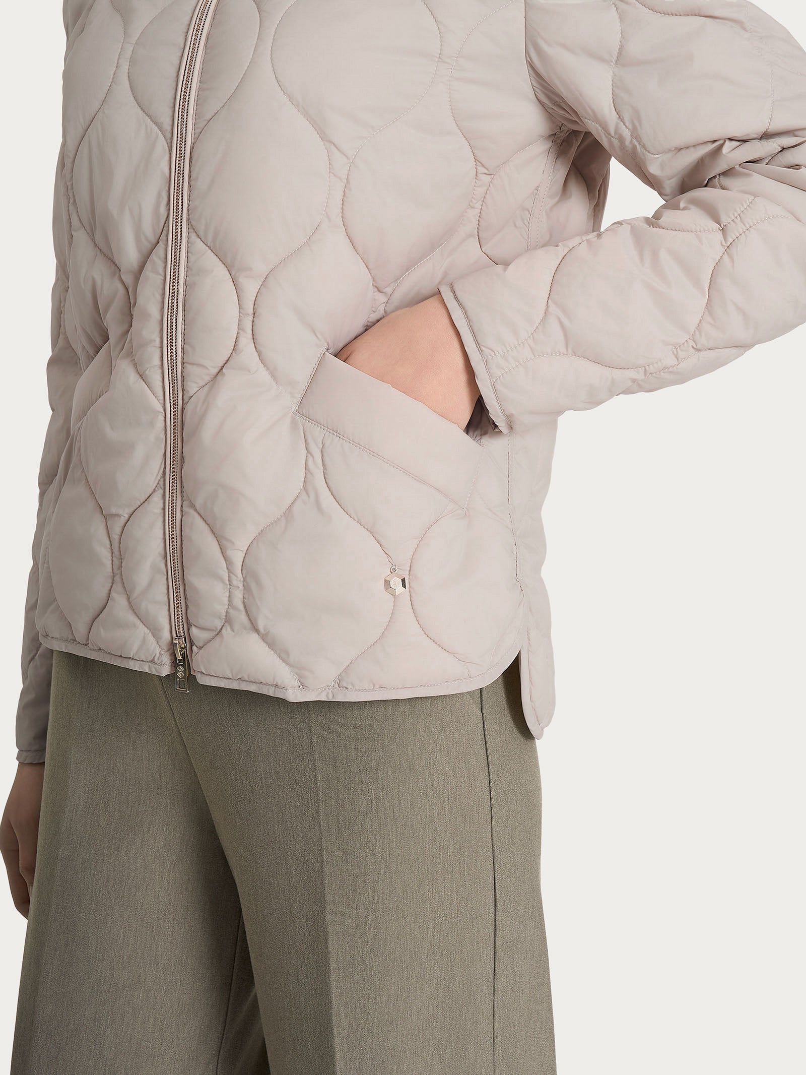 Ragno Onion Quilt piumino corto marrone
