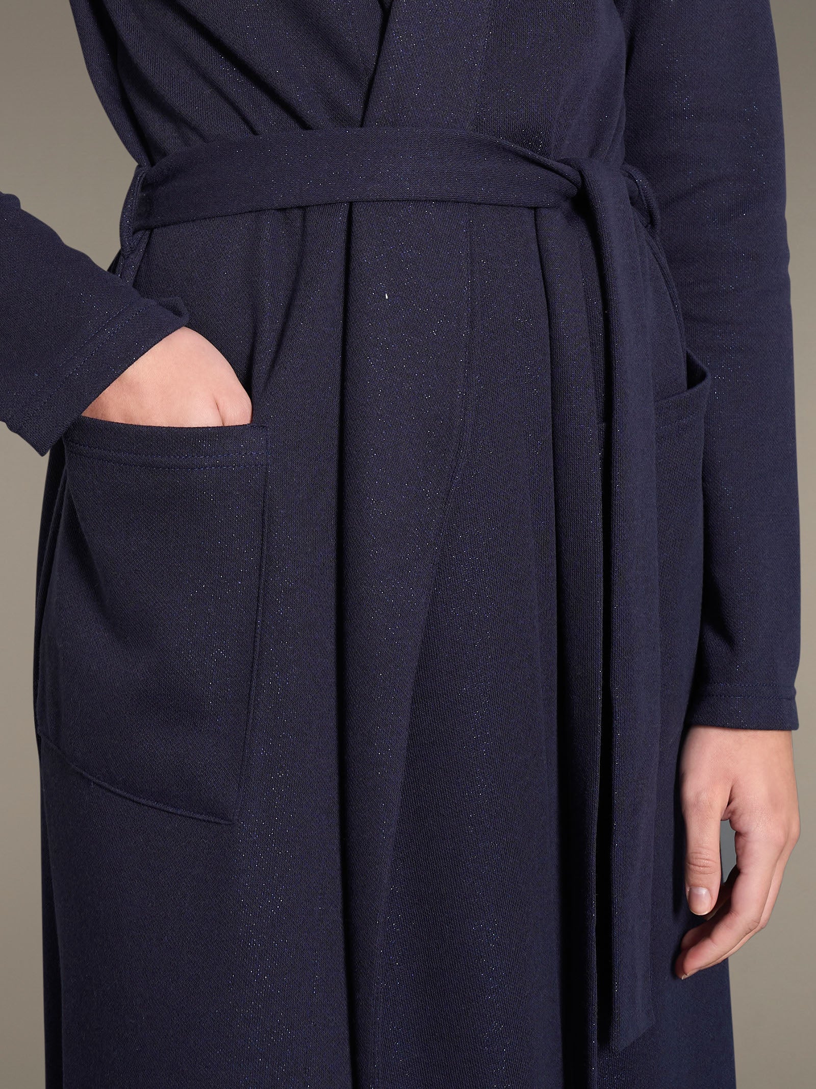 Ragno Vestaglia Lunga cotone lurex Tenebre