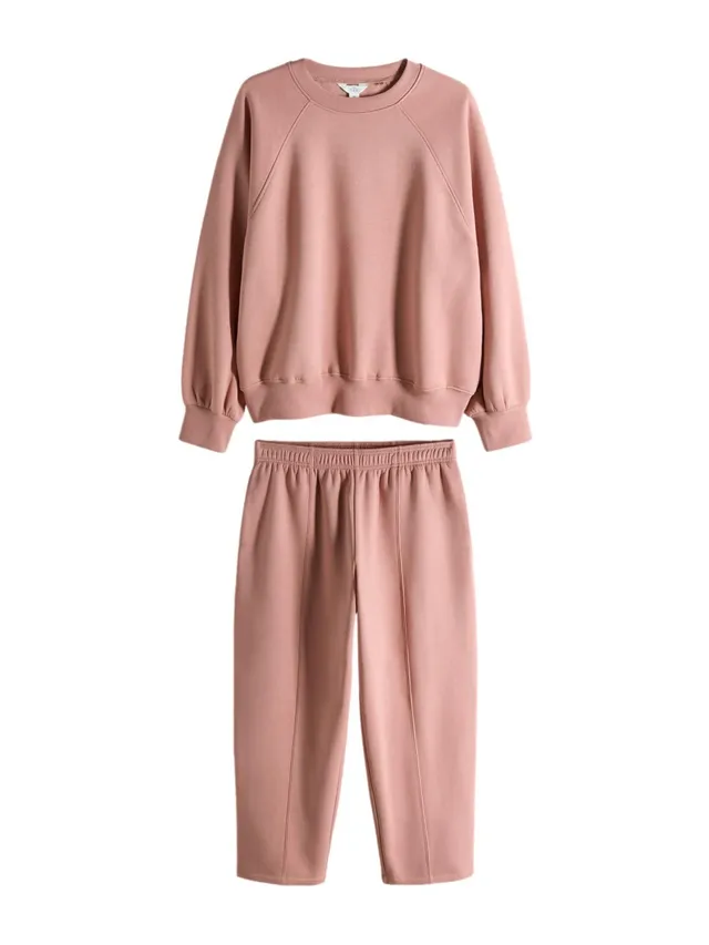 The Set completo felpa oversize maniche raglan donna