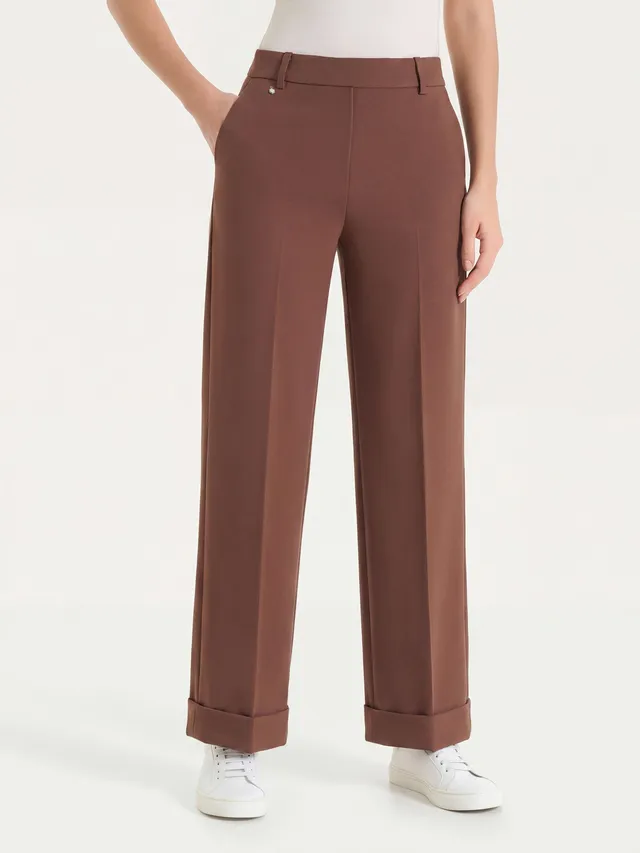 Ragno Pantalone Ampio Tasche Compact Light Cappuccino