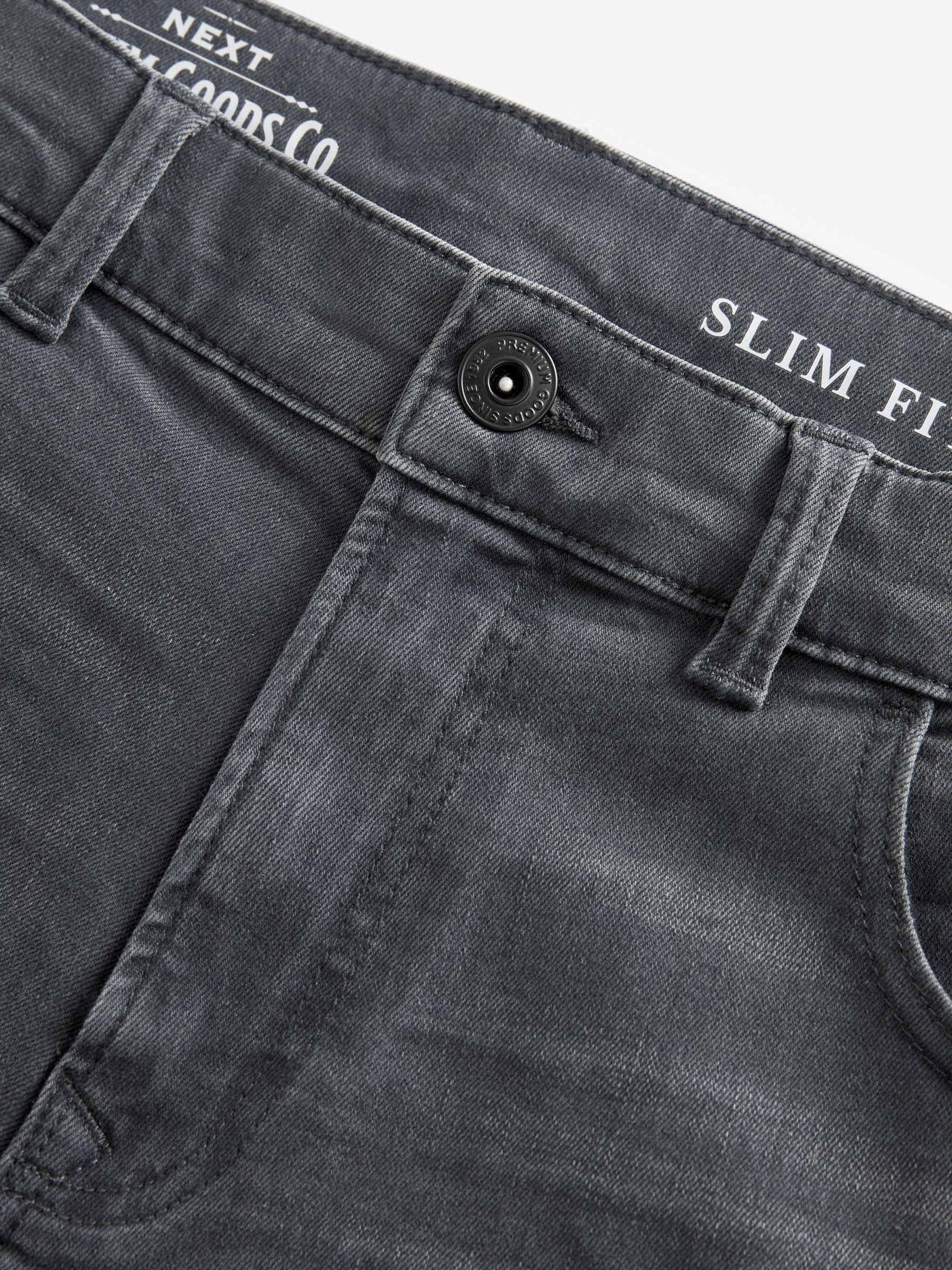 Next jeans uomo classico W38 L31 grigio carbone