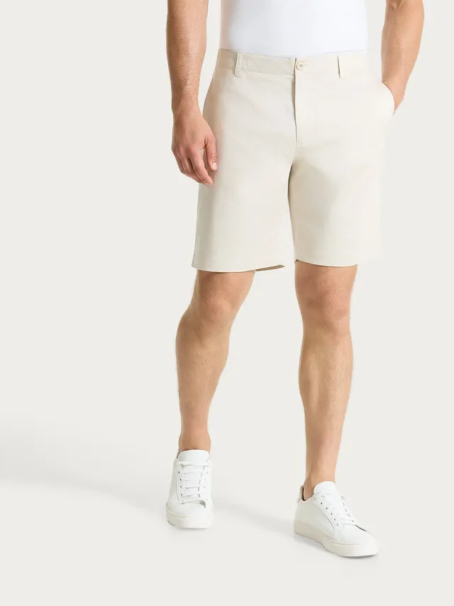 Ragno Satin Power bermuda uomo champignon cotone