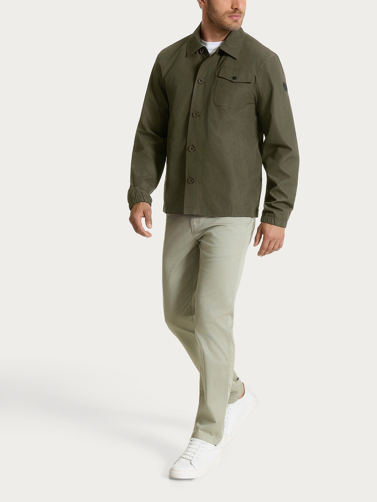 Ragno Compact Giacca uomo bottoni Seagrass