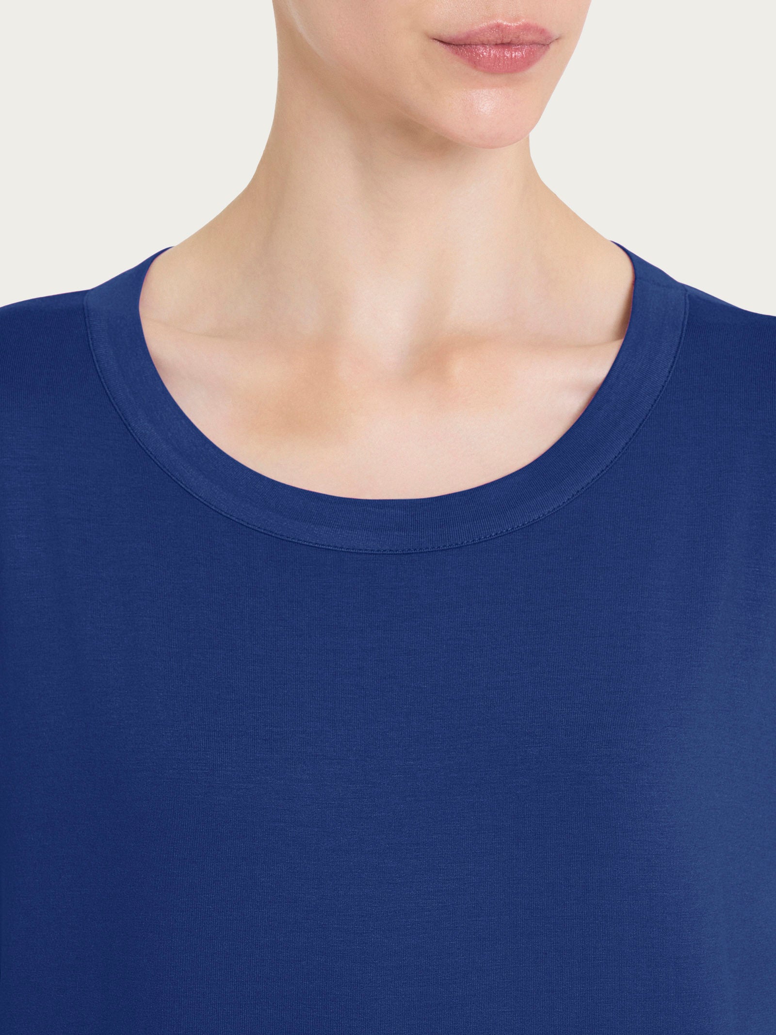 Ragno Viscosa Summer Maglietta Manica Corta Blueberry viscosa