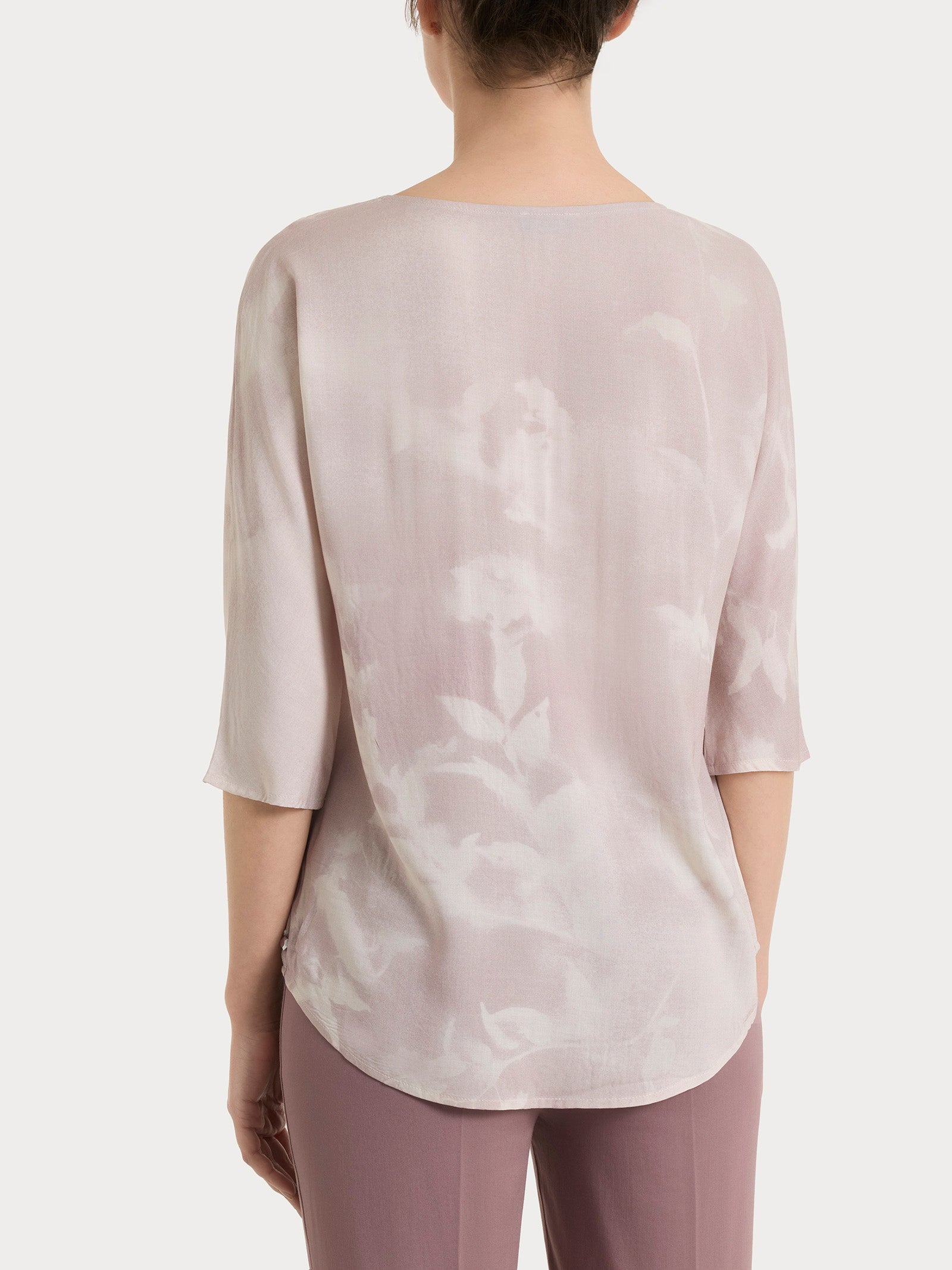 Ragno EcoSeta Blusa Manica 3/4 Champignon in viscosa