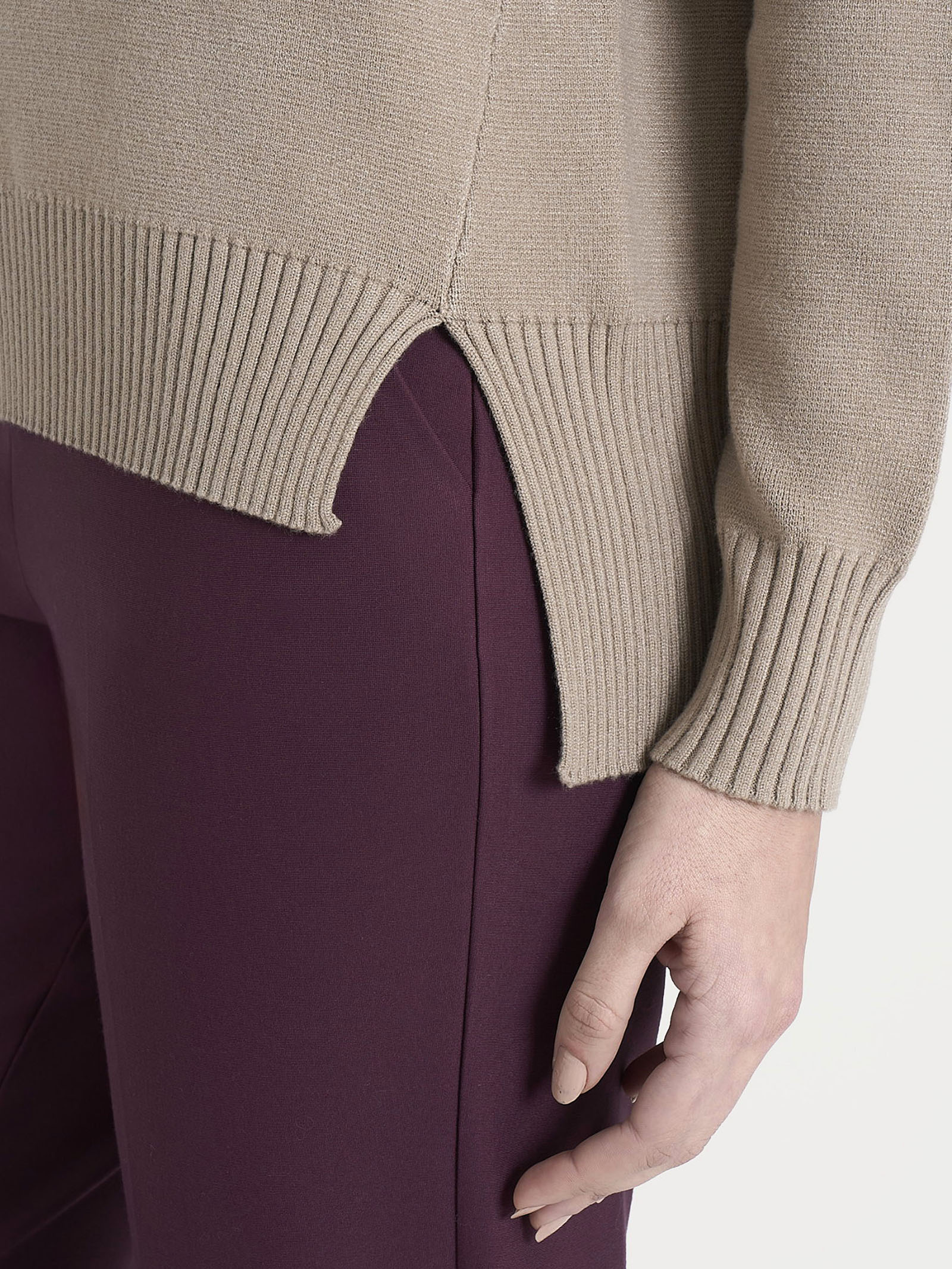 Ragno Super Soft Lupetto maglia donna cammello calda