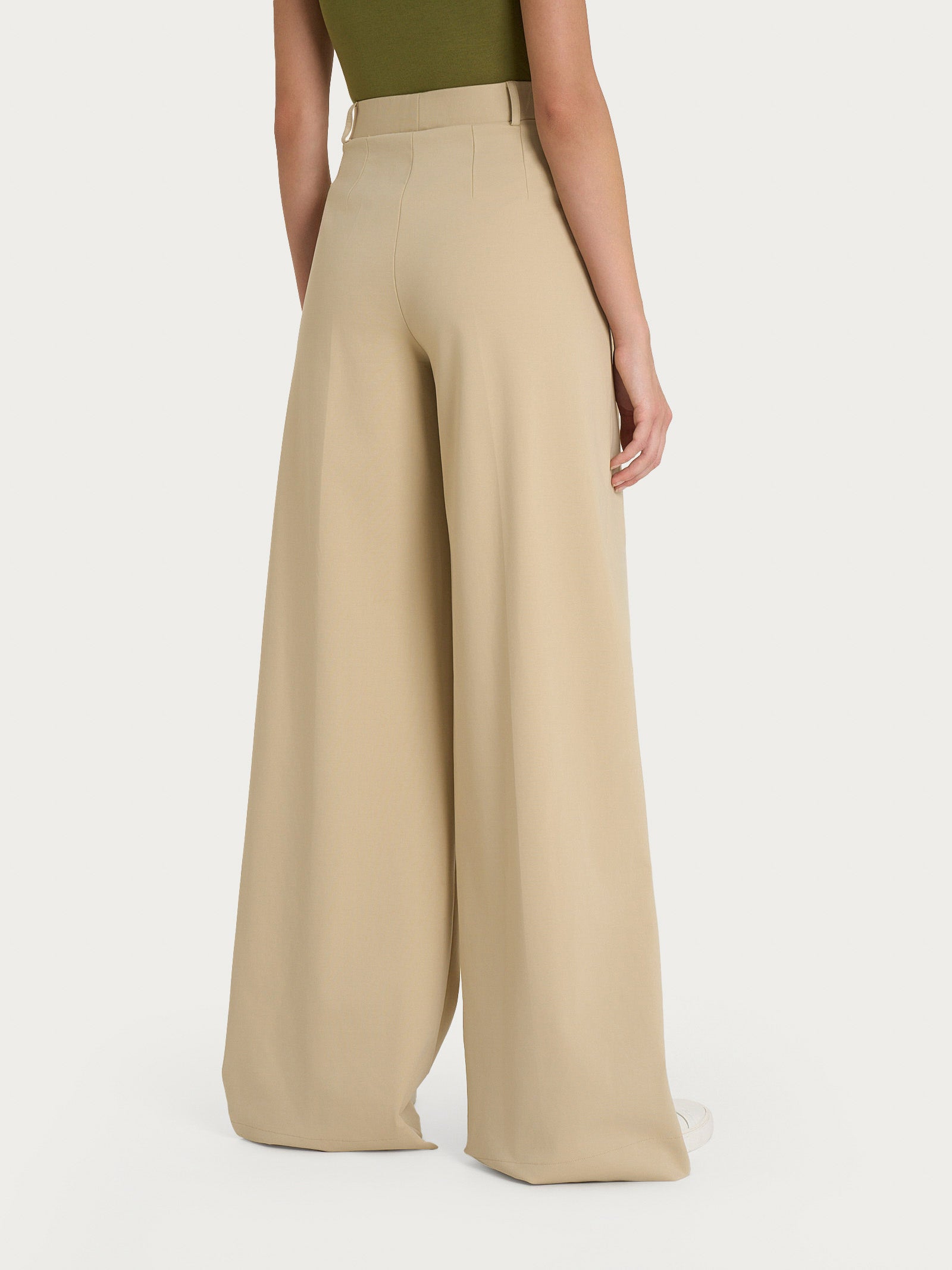Ragno Compact Light Pantalone Palazzo Irish Cream