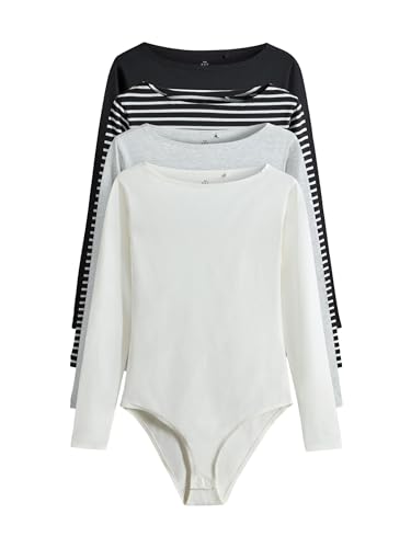 Geo Next The Set body maniche lunghe scollo barchetta 4 pezzi