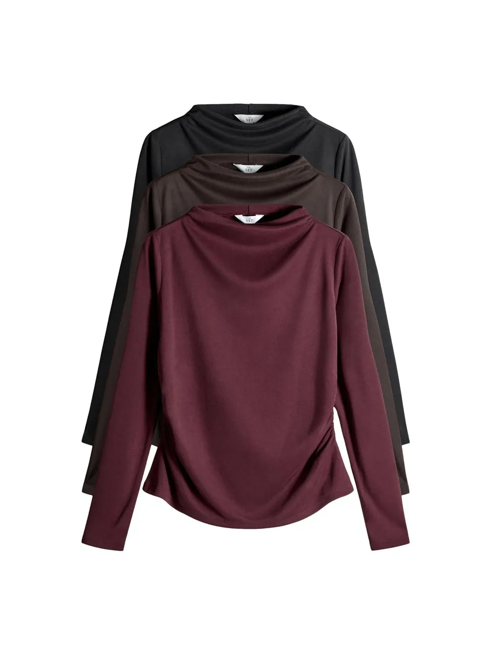 Next The Set Maglia drappeggiata maniche lunghe 3 pezzi
