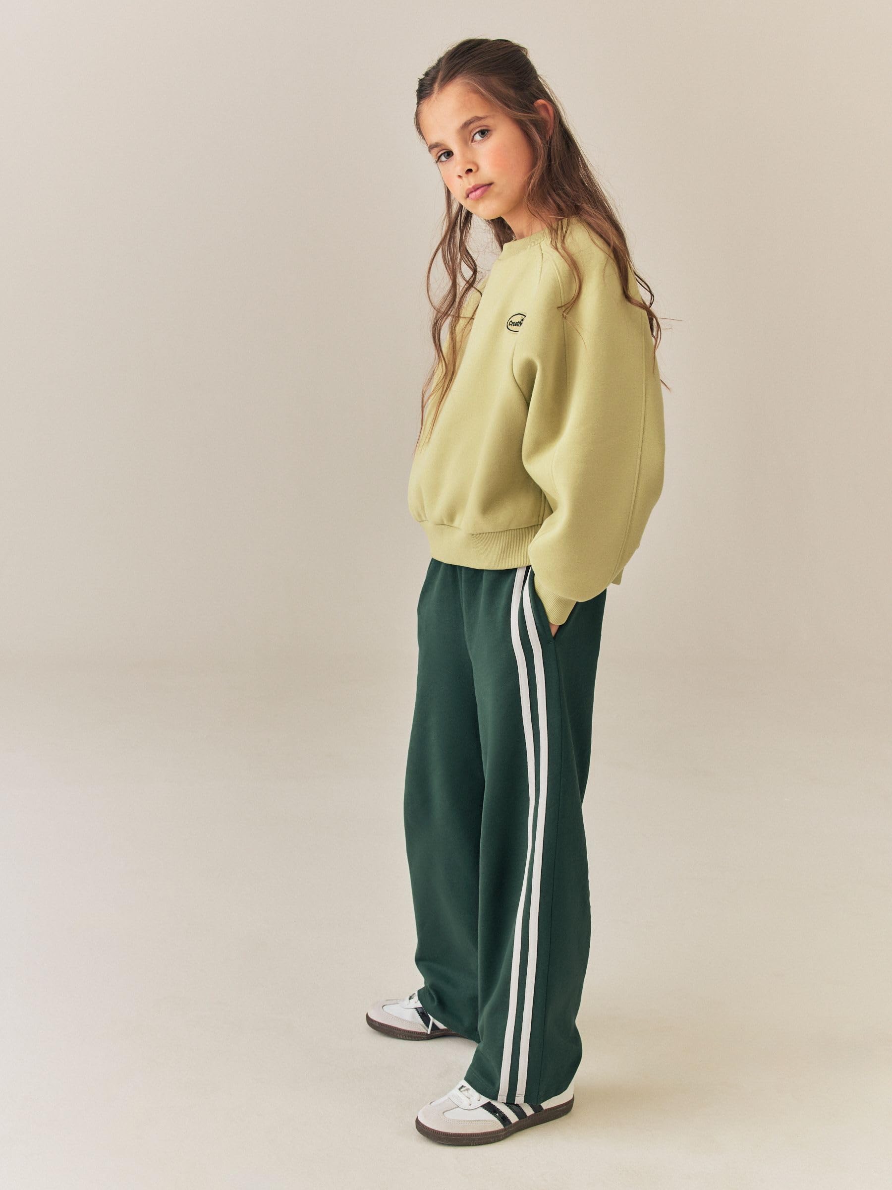 Next Completo Felpa Jogging Bambina 10 Anni Verde