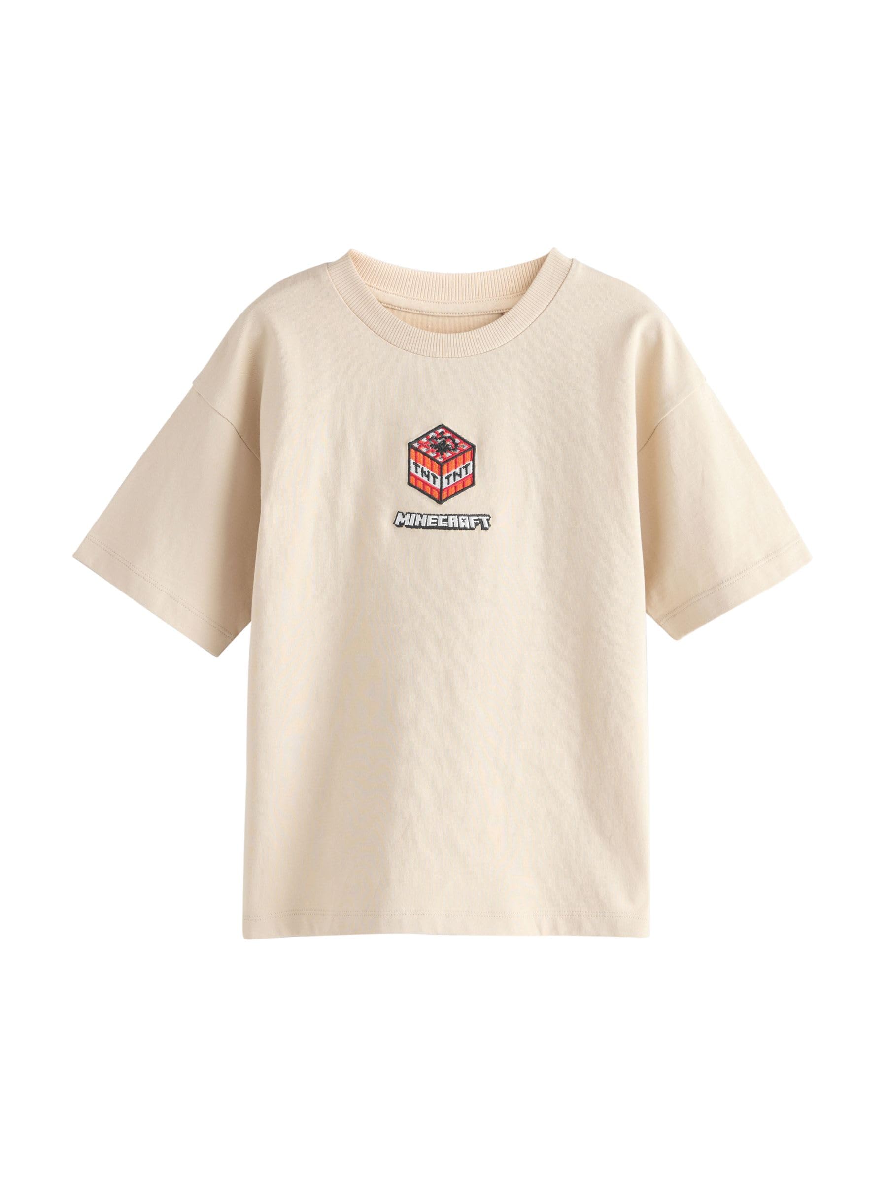 Next t-shirt Minecraft bambino 128 confezione da 2