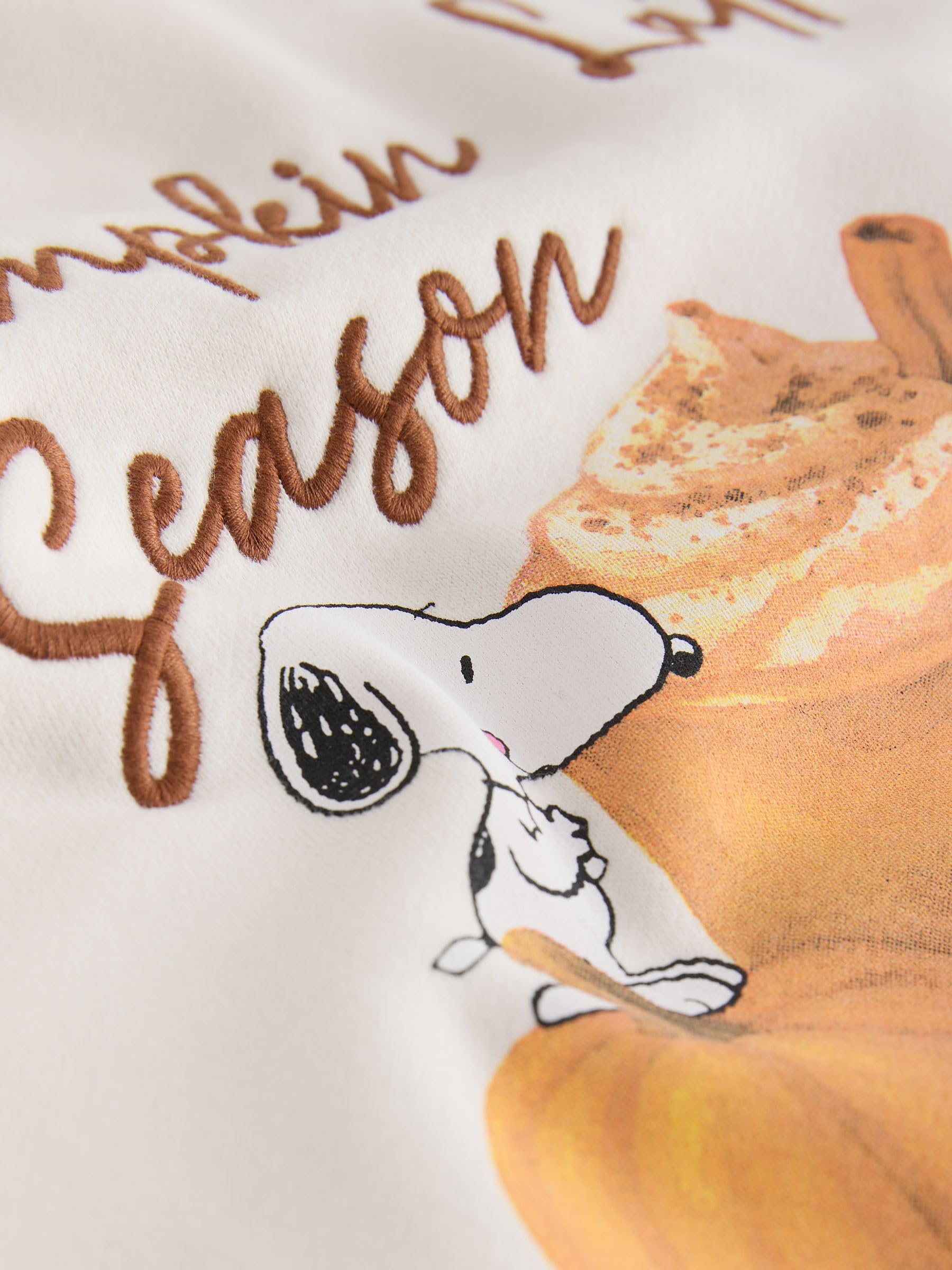 Next Pumpkin Latte Snoopy felpa donna M