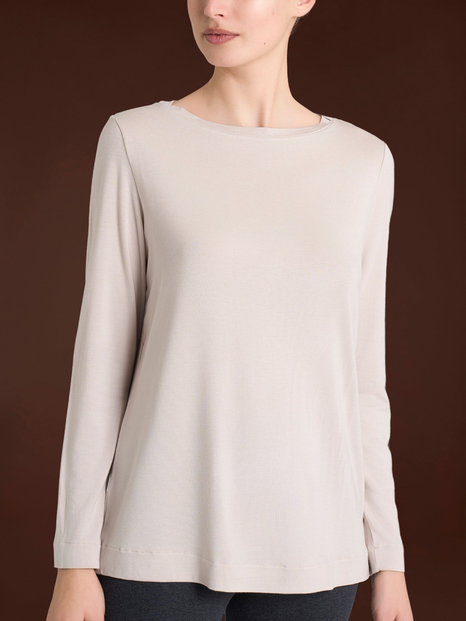 Ragno Eco Viscosa Maglietta Collo Barchetta donna corda