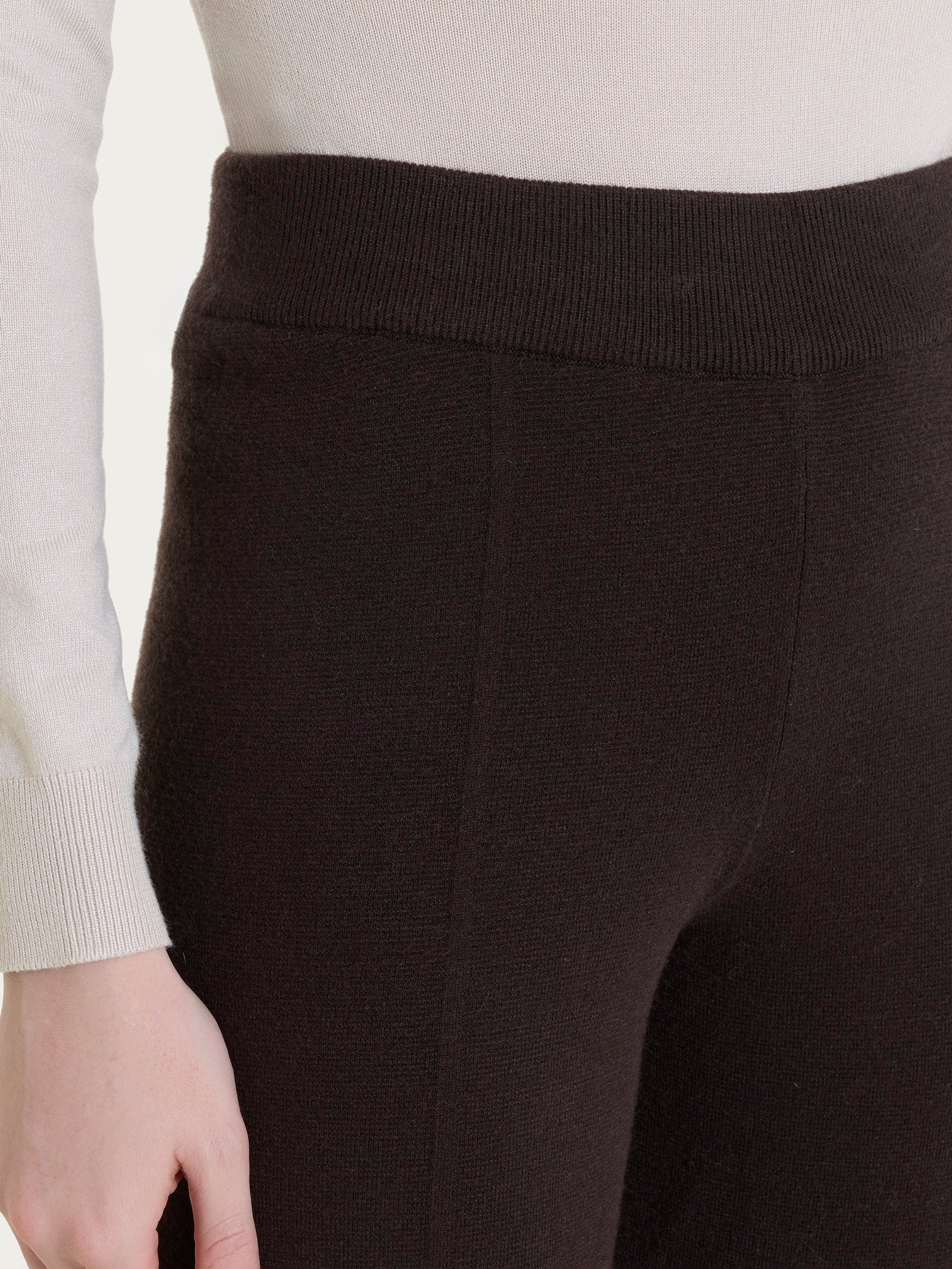 Ragno Soft Wool Pantalone Ampio donna Chocolate Torte caldo