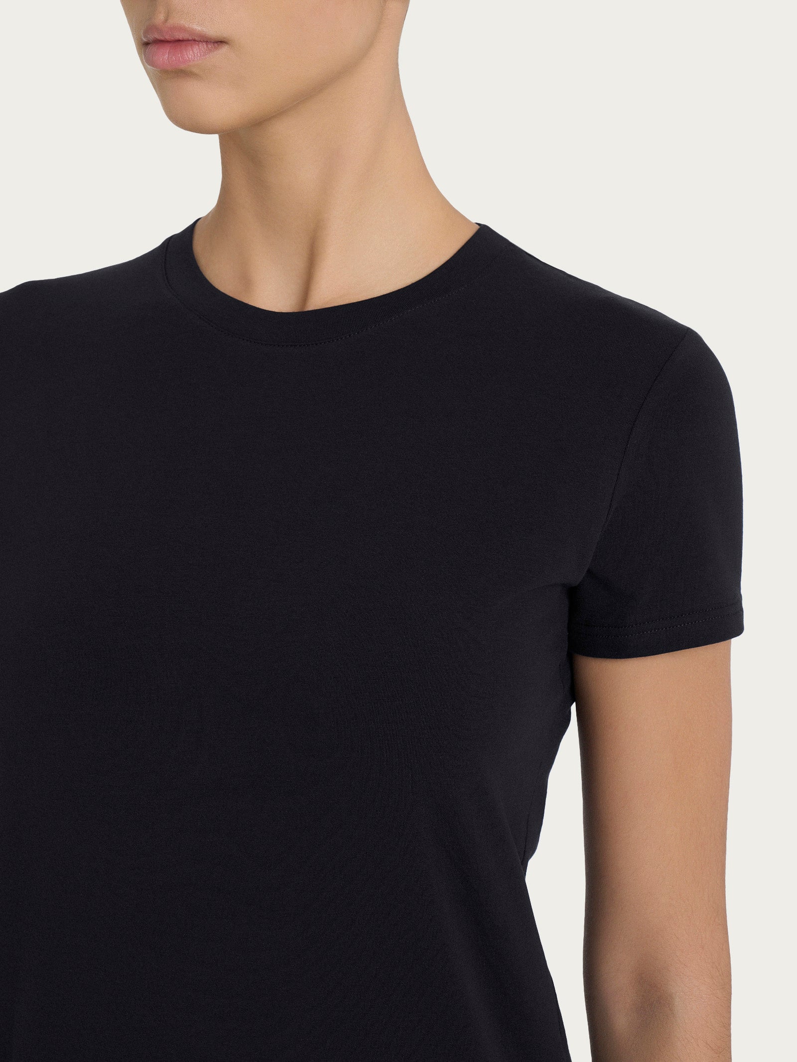 Ragno Ultralight T-Shirt Donna Cotone Nero