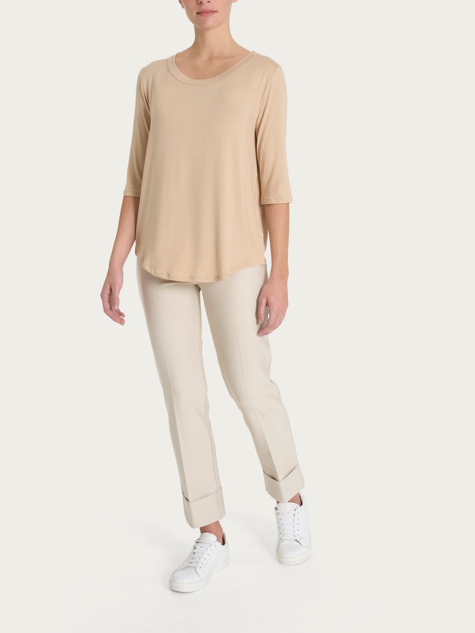Ragno Summer maglietta girocollo viscosa irish cream