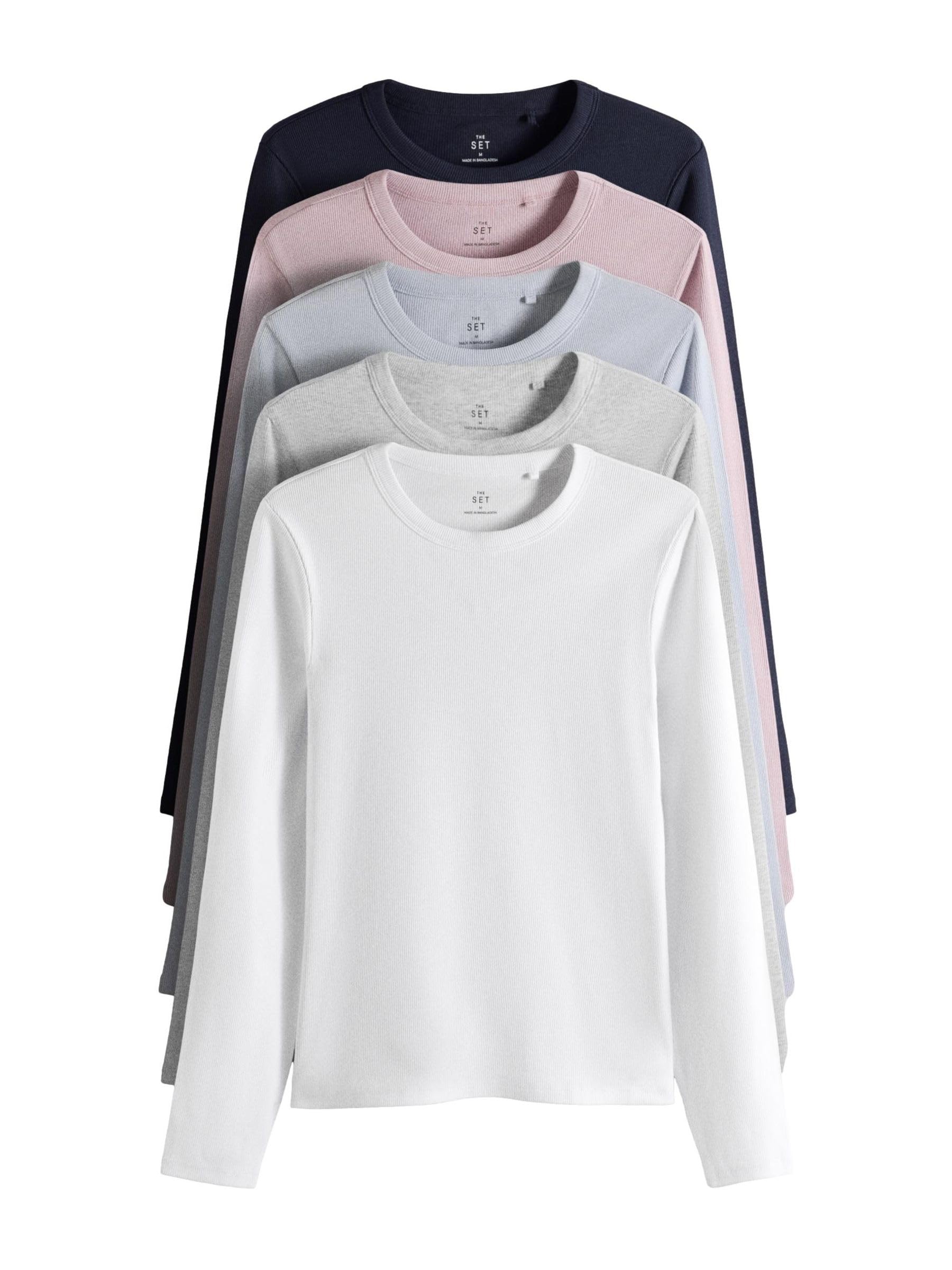 Next The Set Maglietta Donna Manica Lunga 5 Pezzi