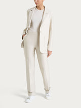 Ragno Compact Champignon blazer over monopetto elasticizzato