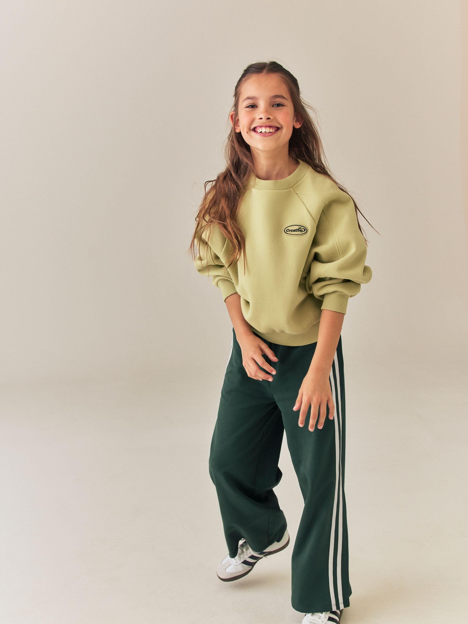 Next Completo Felpa Jogging Bambina 10 Anni Verde