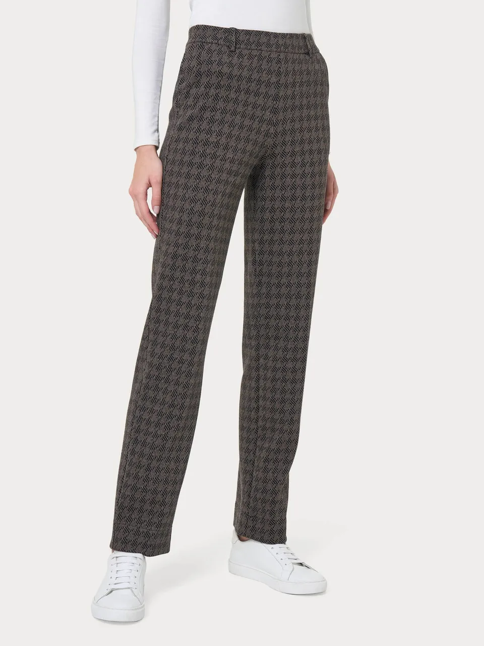 Ragno Eco Jacquard Pantalone Dritto Pine Bark tasche