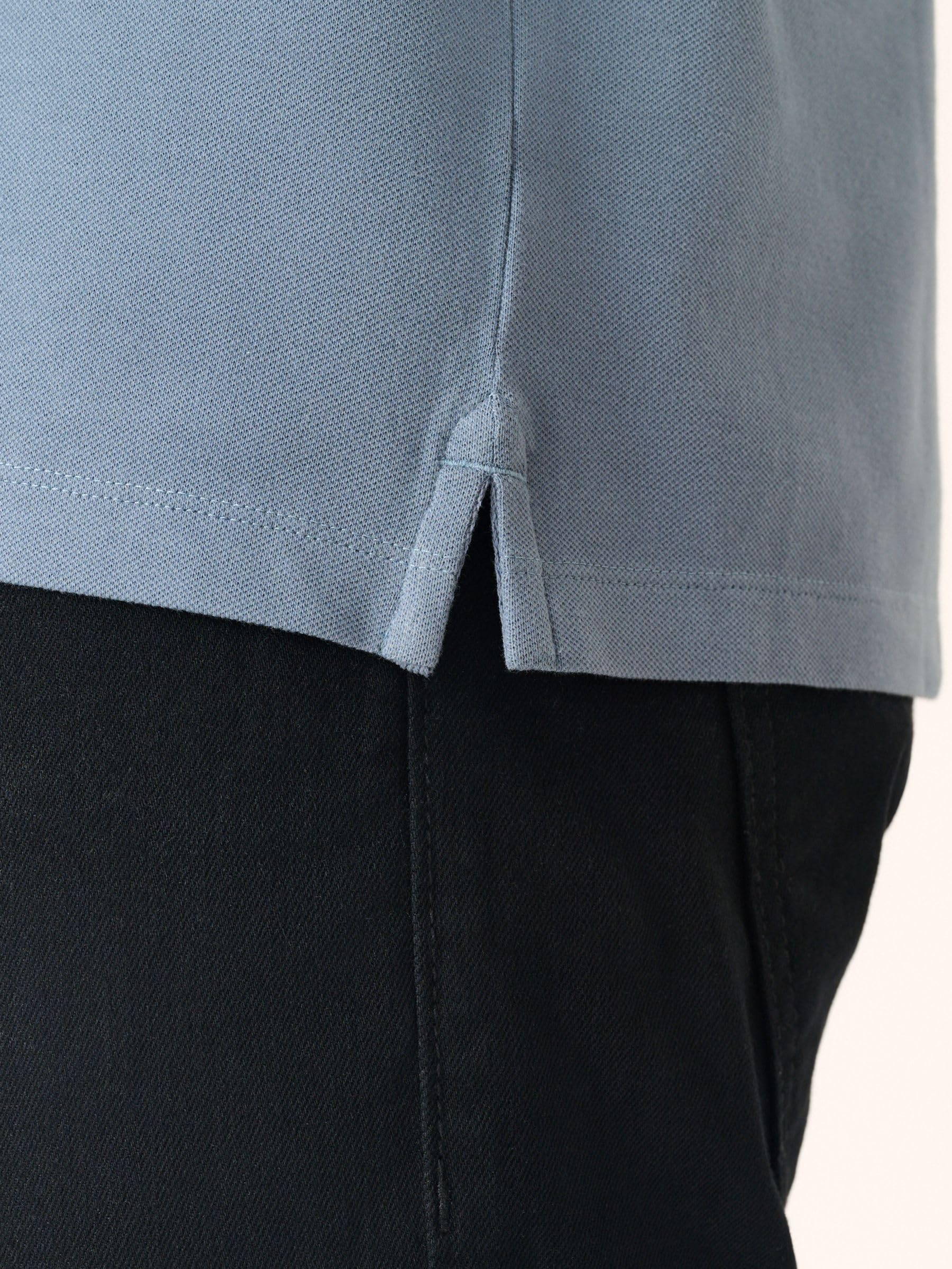 Next polo piqué maniche corte classica airforce blue cotone