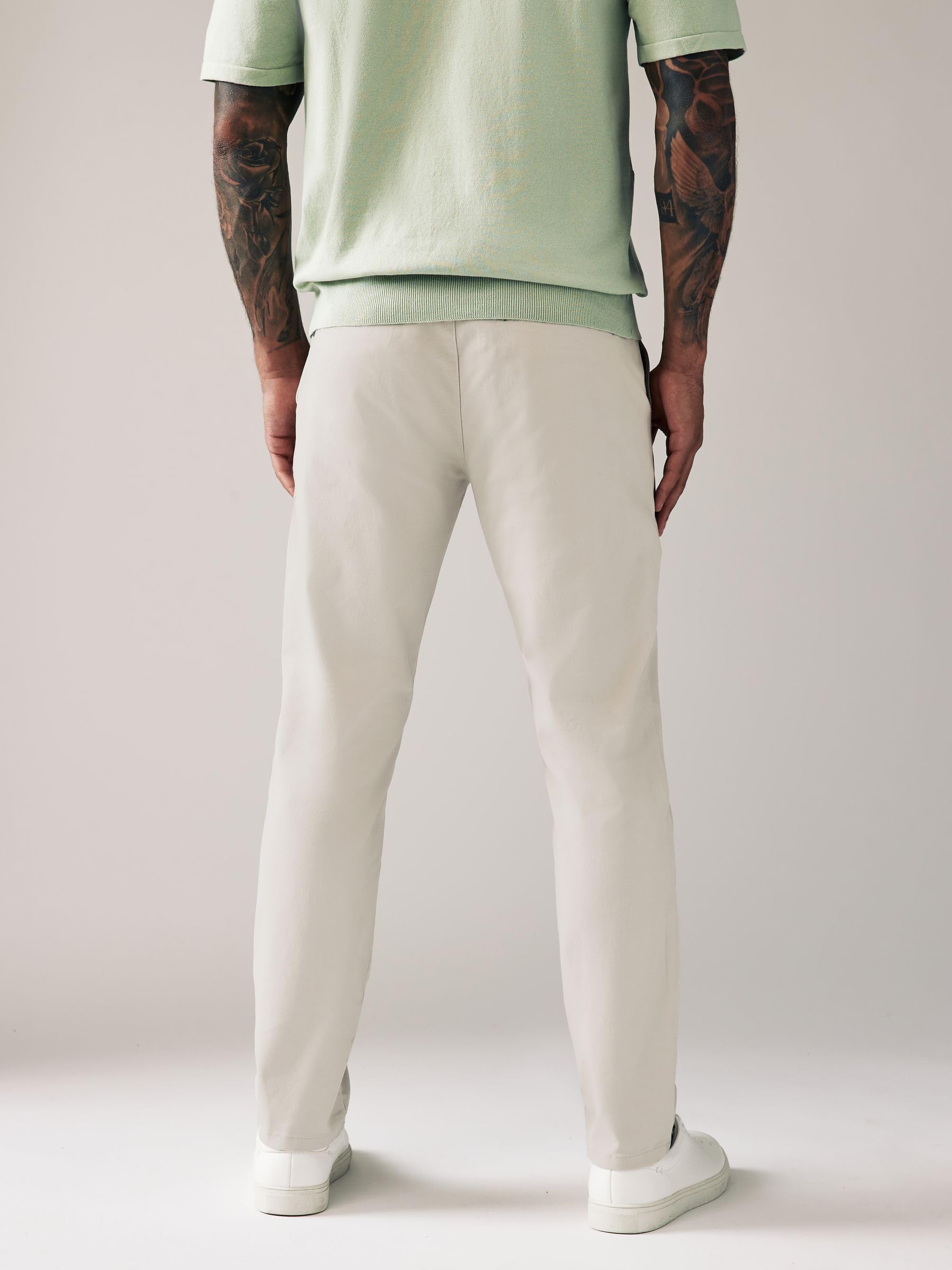 Next chino slim elasticizzato uomo blu scuro cotone