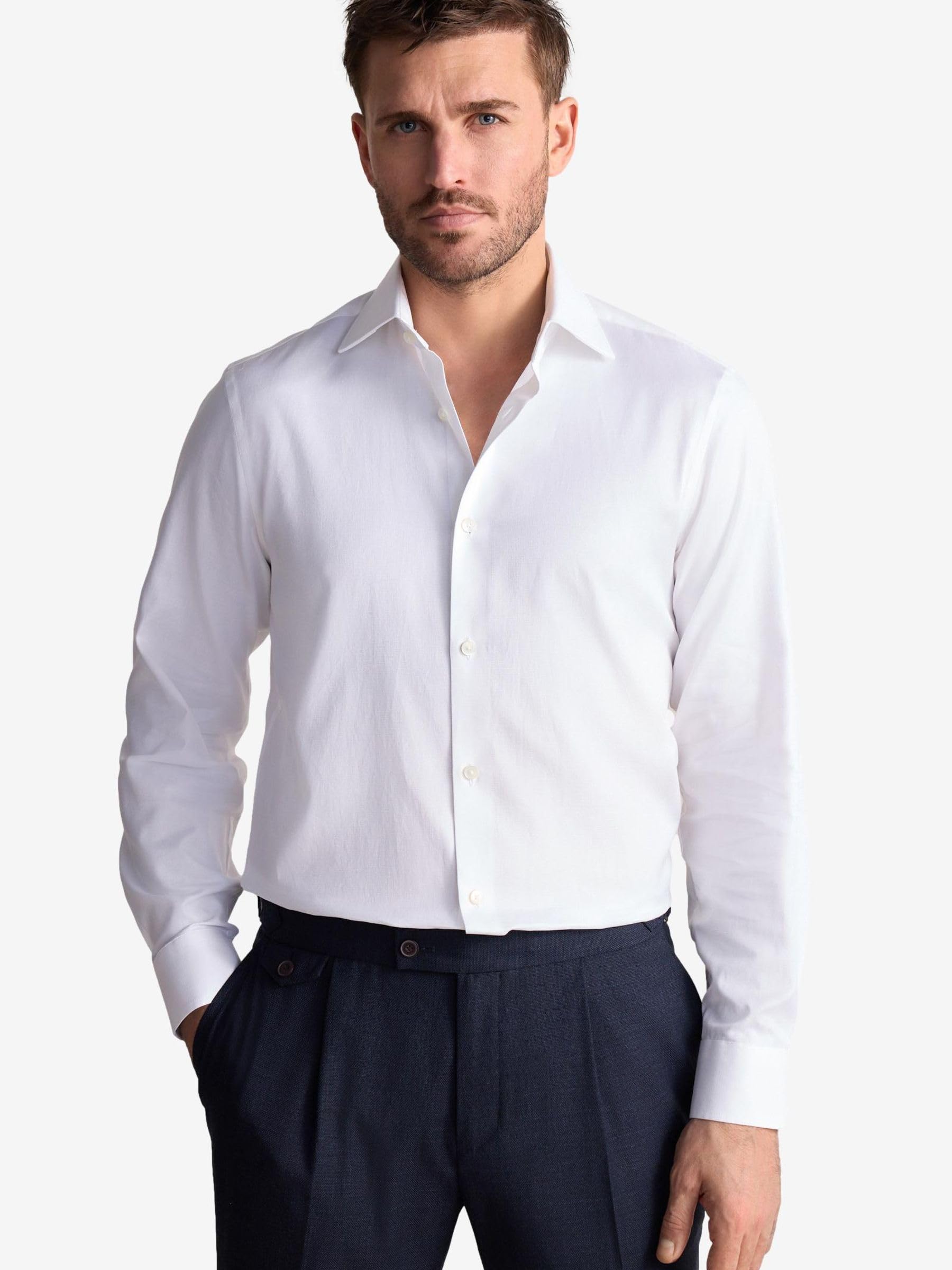 Geo Next Signature camicia uomo cotone regular testurizzata