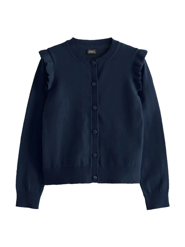 Geo Next cardigan bambina scuola cotone taglia 110 volant