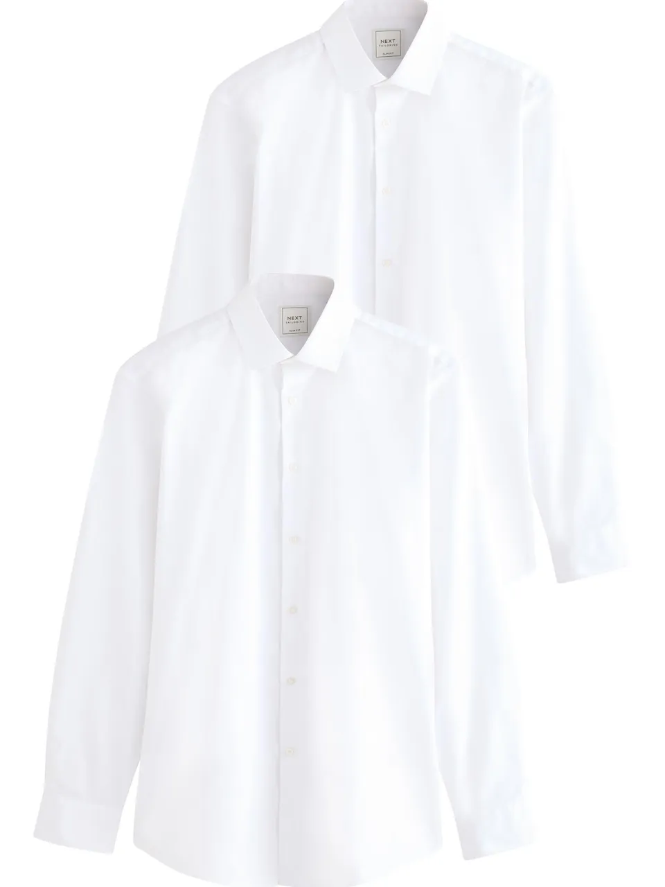 Next Easy-Care camicia maniche lunghe 2 pezzi polsino