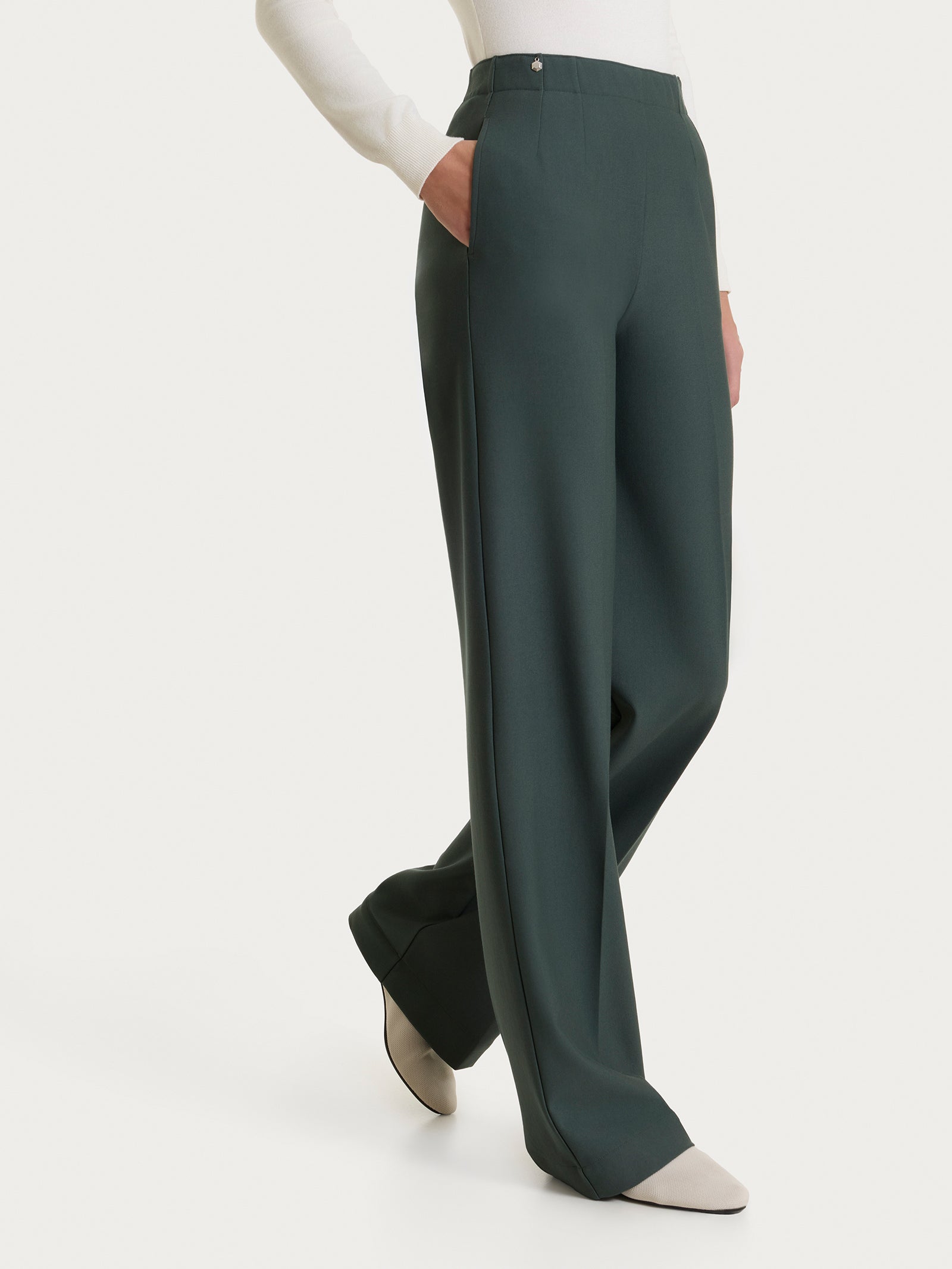 Ragno Compact pantalone ampio Urban Chic viscosa elasticizzata