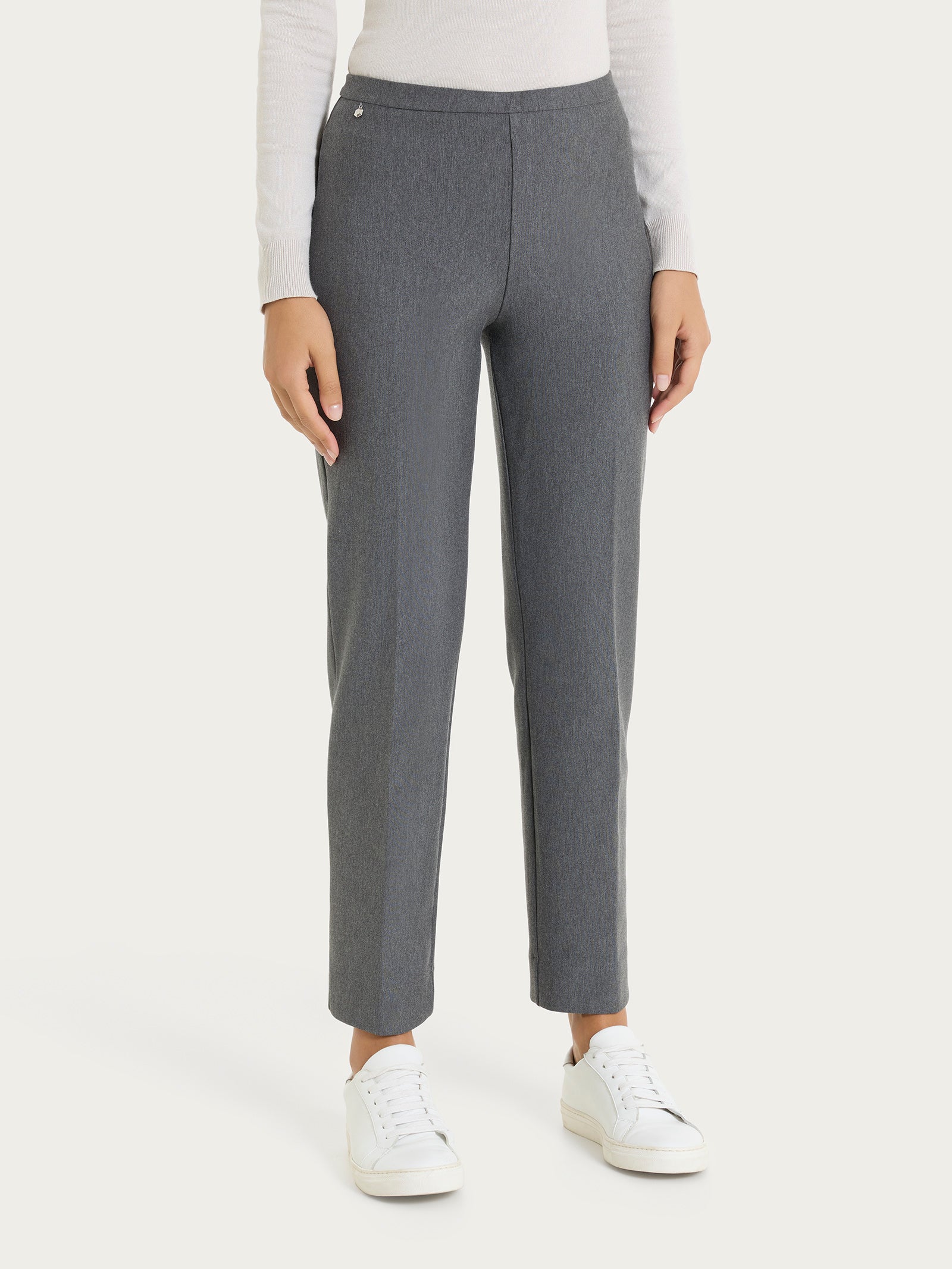 Ragno Compact Pantalone Dritto Ardesia Modellante