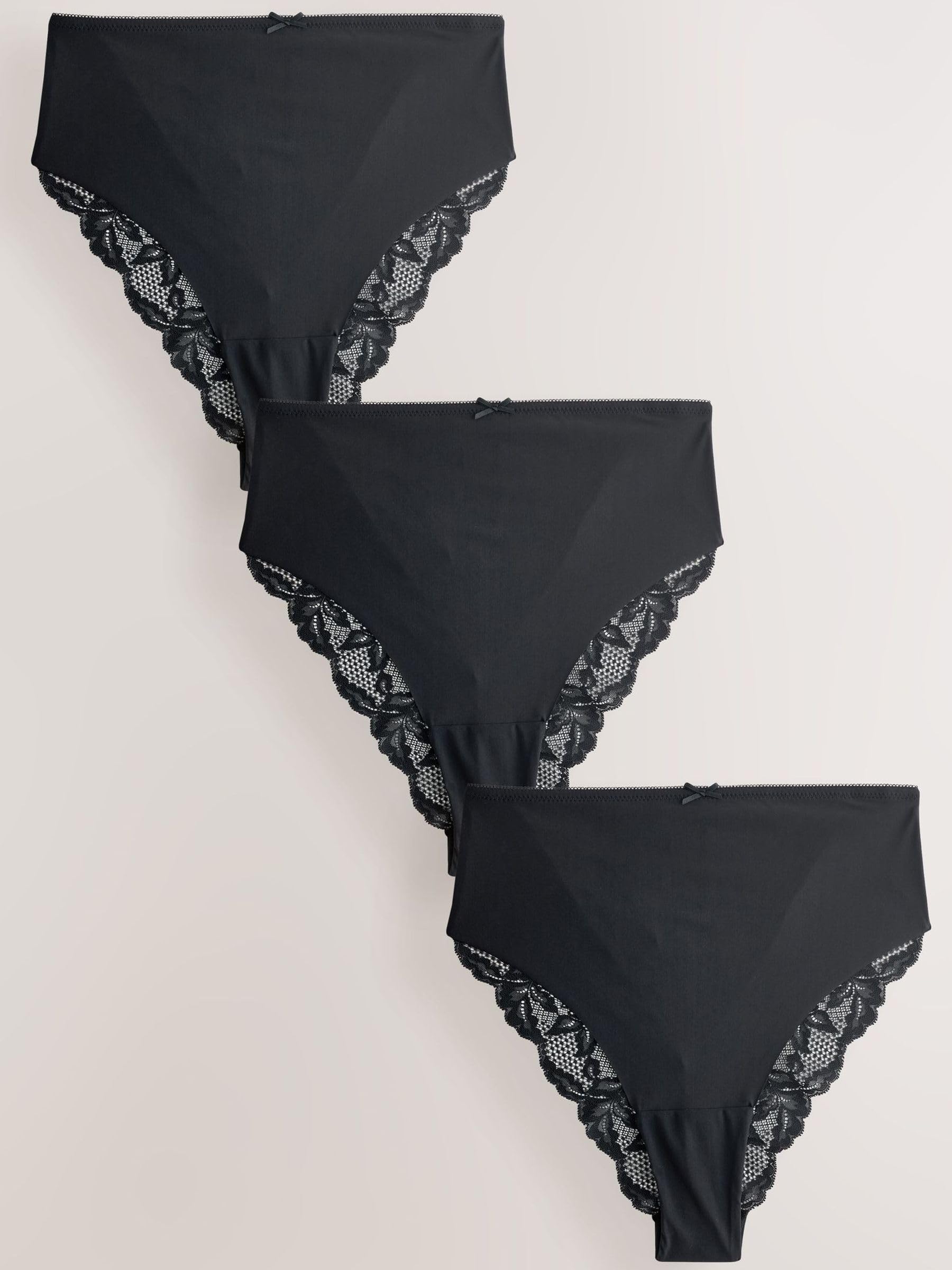 Next slip a vita alta donna in pizzo taglia 48 confezione 3 pz sgambati