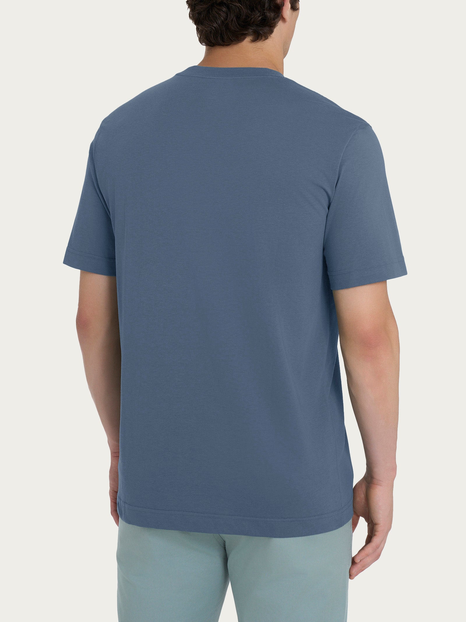 Ragno Jersey Cotone T-shirt Girocollo Turbulence con taschino