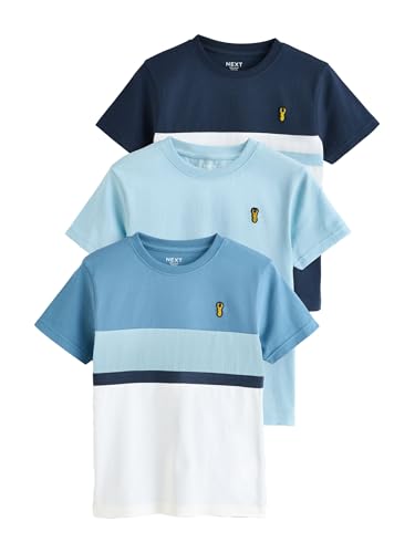 Next Ragazzo 3 T-Shirt Blocchi Colore 128 regular