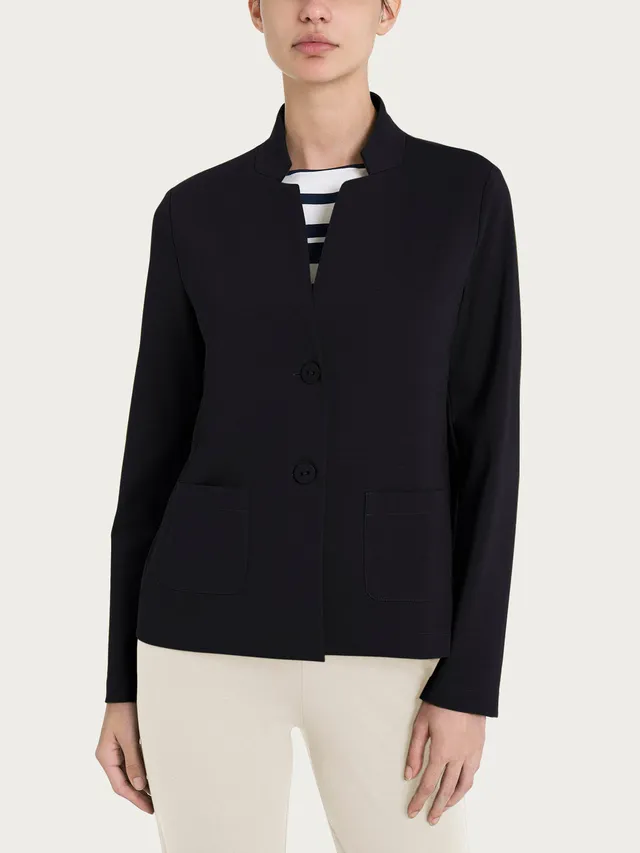 Ragno Compact Light blazer corto nero regular