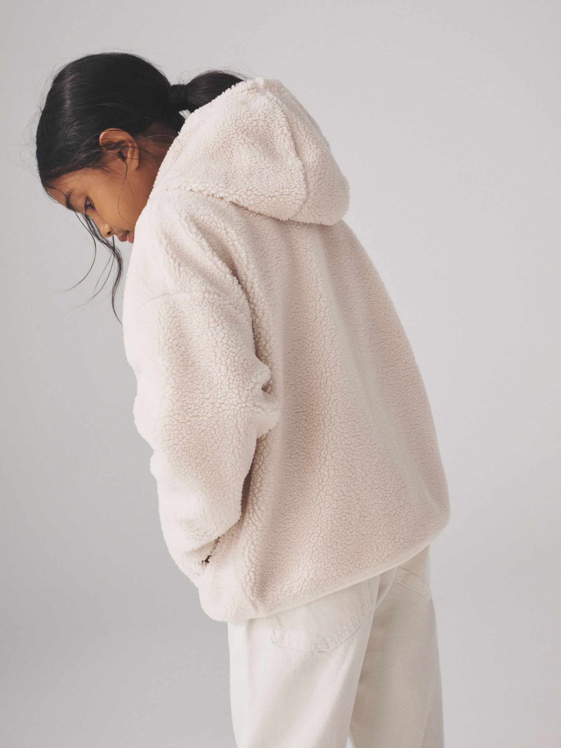 Geo Next The Set felpa bambina cappuccio zip 2 pezzi pile