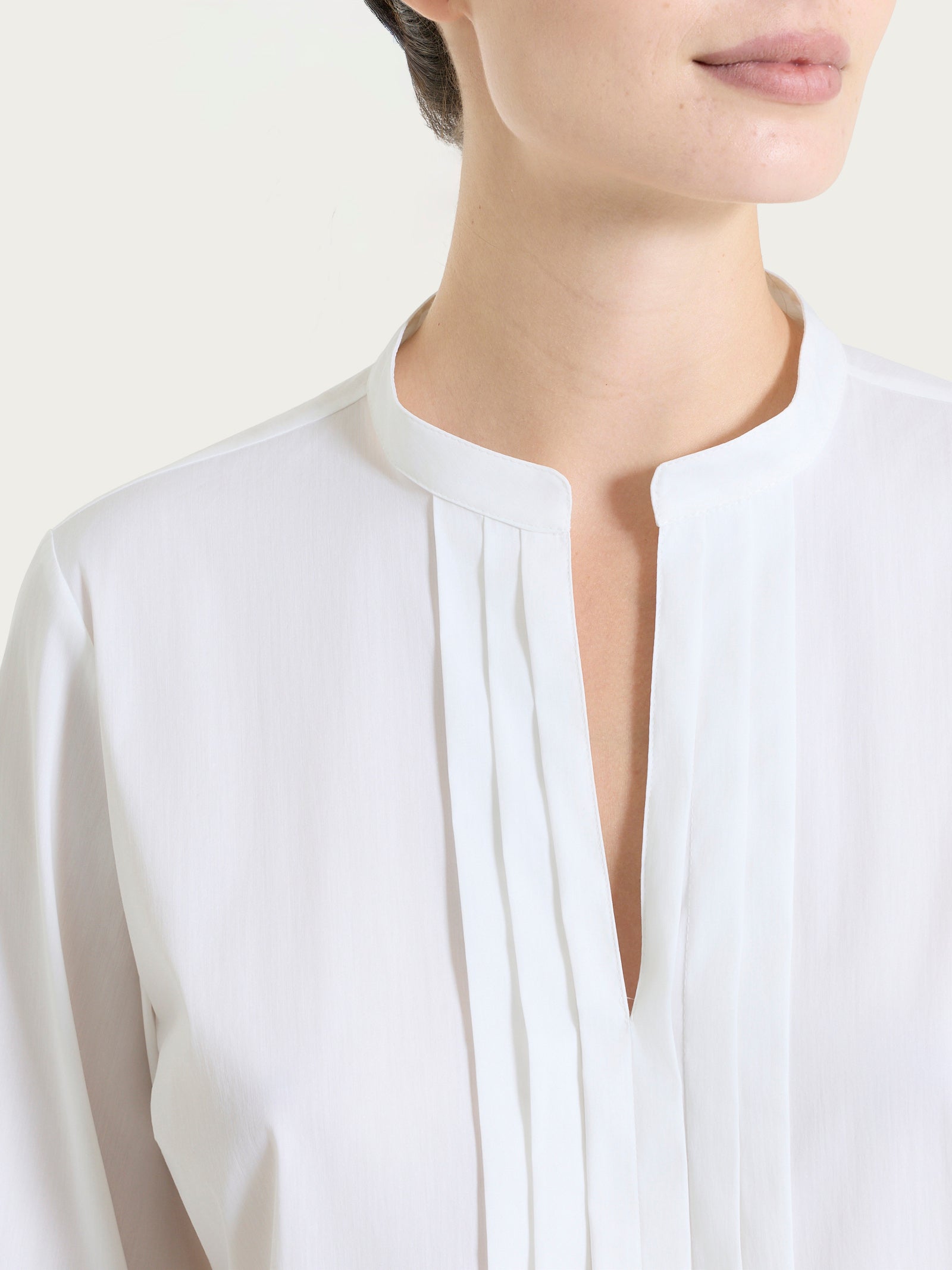 Ragno Gem camicia manica 3/4 poplin cotone bianco