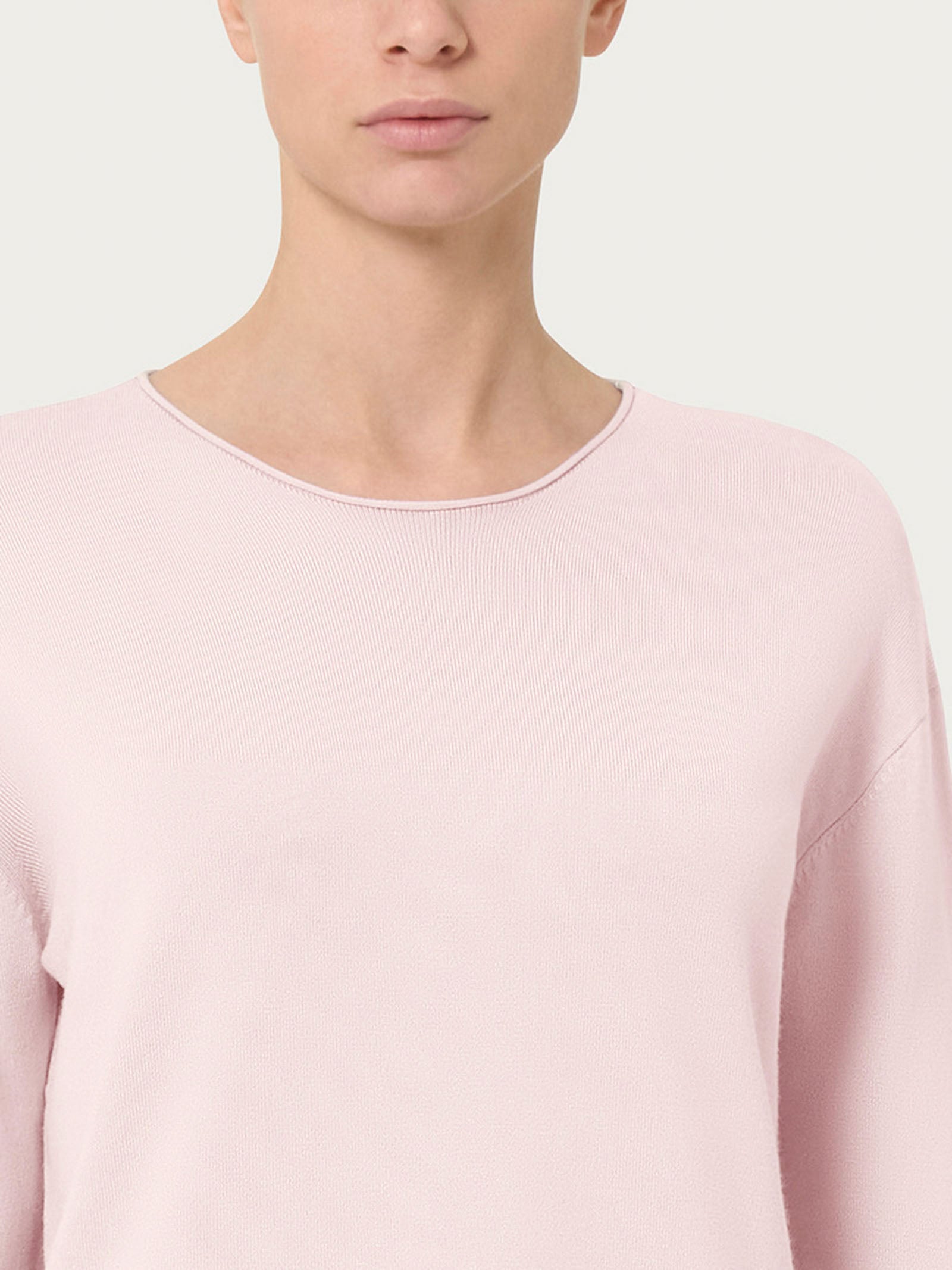 Ragno Four Seasons Girocollo maglia Cameo Rose viscosa