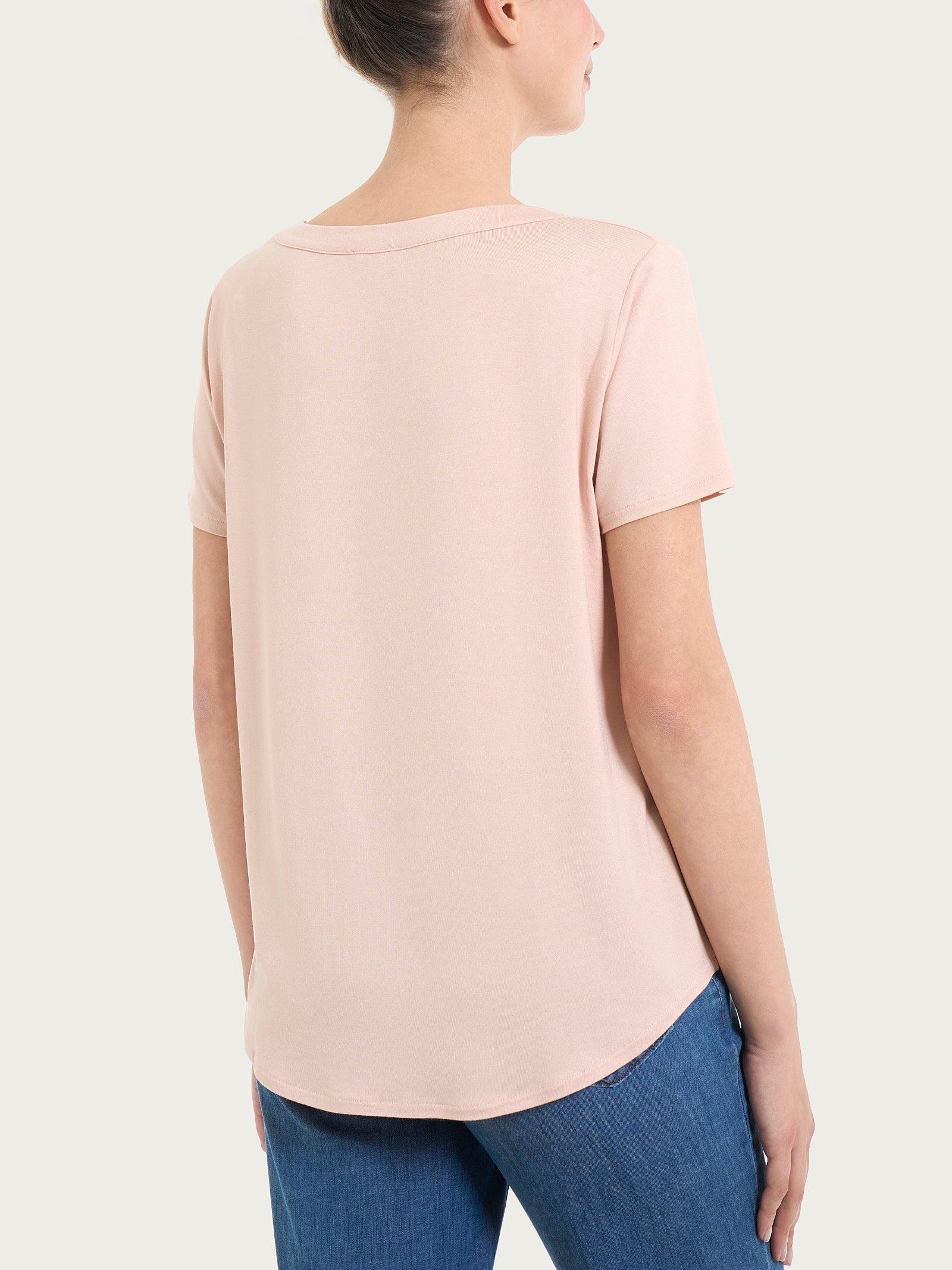 Ragno Viscosa Summer t-shirt manica corta rosa jersey