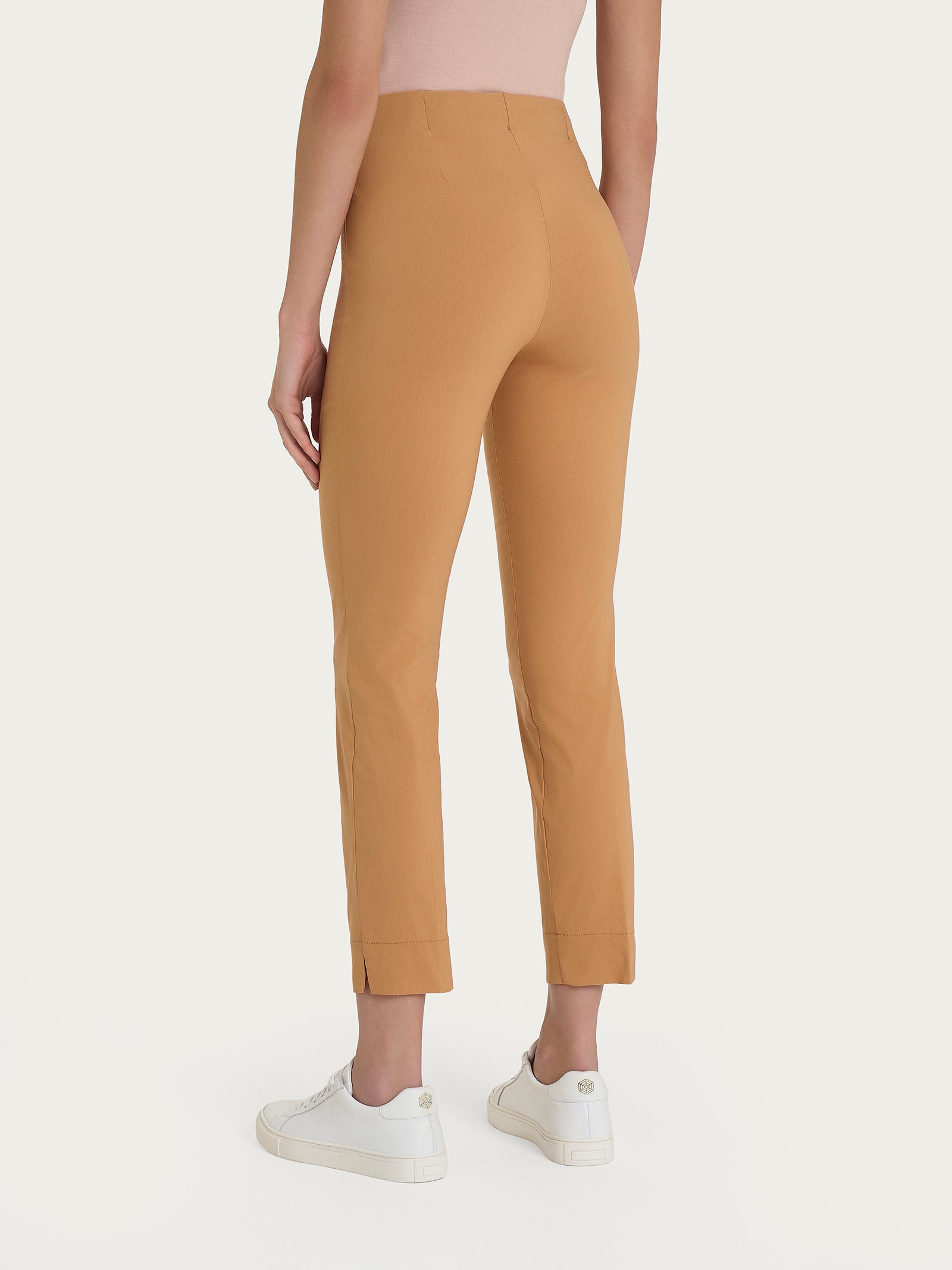 Ragno Super Fresh The Cigarette pantalone capri biscuit con spacchetti