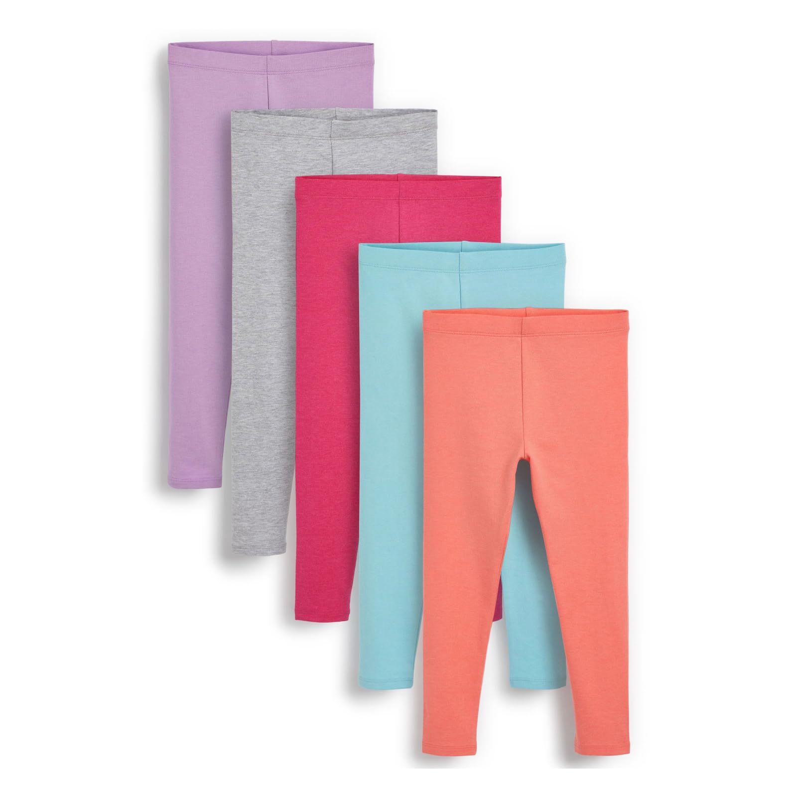 Next leggings bambina confezione da 5 cotone elasticizzato