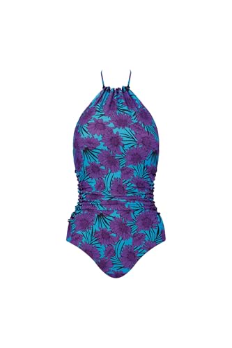 Goldenpoint Blooming Sea trikini intero floreale bicolor