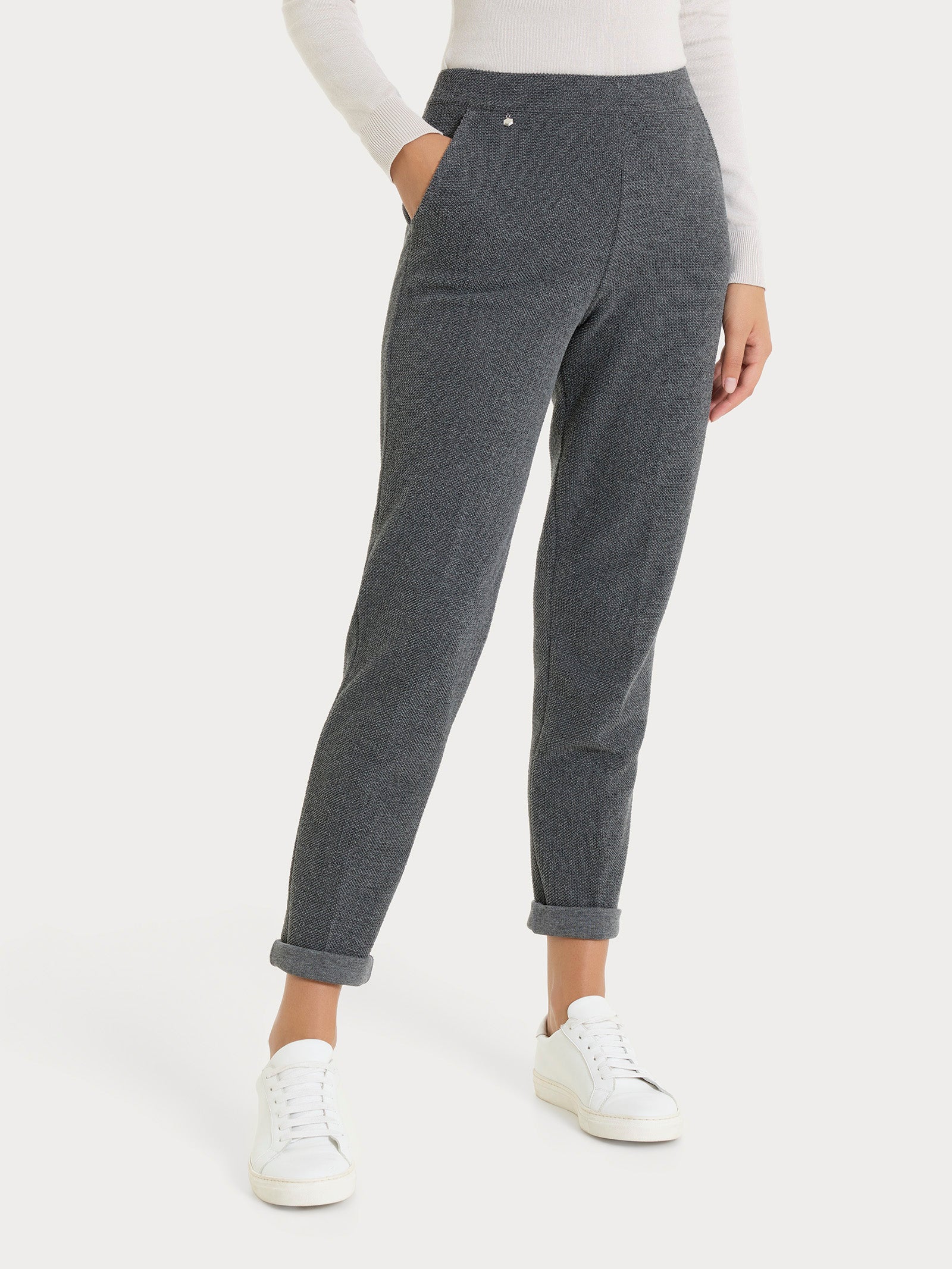 Ragno Comfort The Chino pantalone donna Ardesia felpato