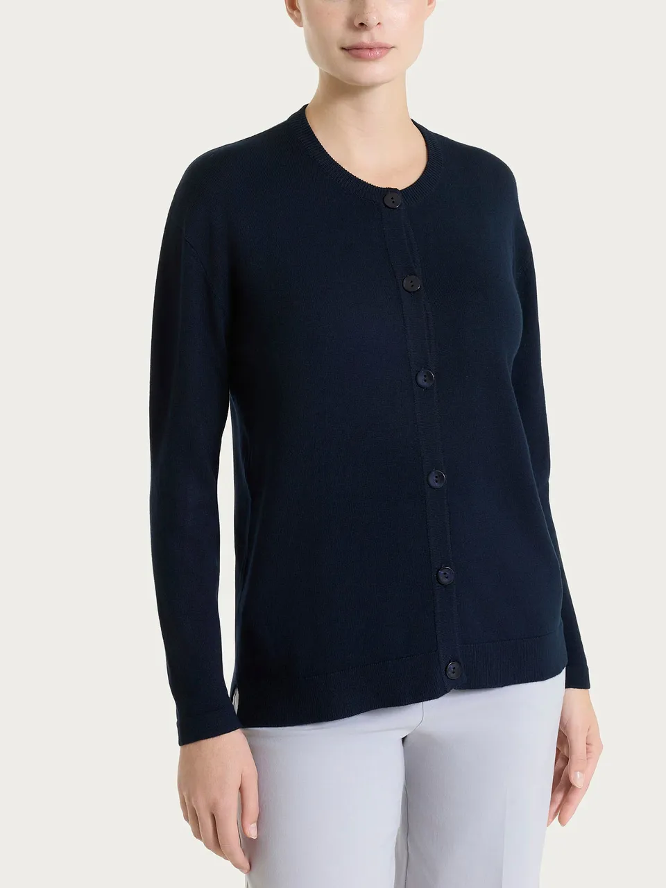 Ragno Summertime Cardigan Bottoni Bleu