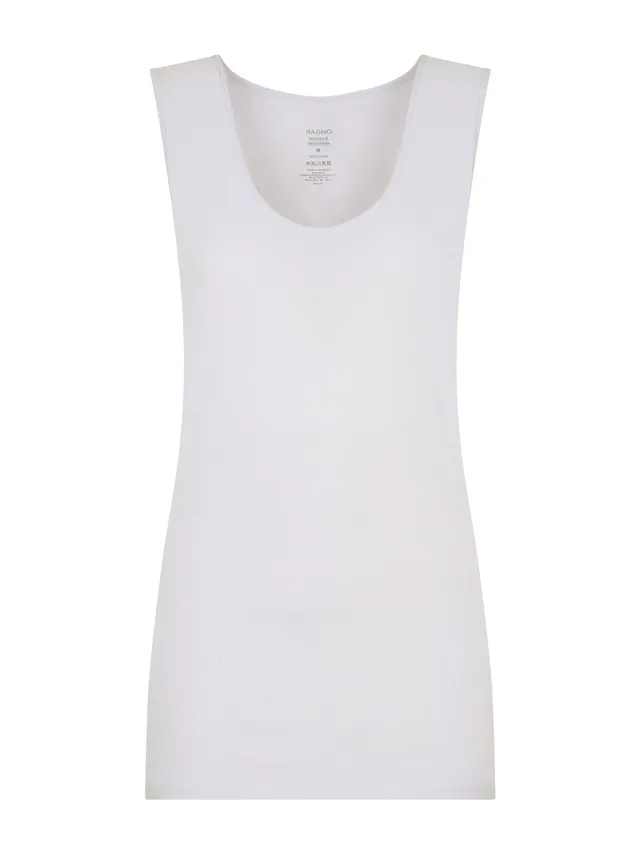 Ragno Caldo Cotone Canottiera Spalla Larga White Cotone